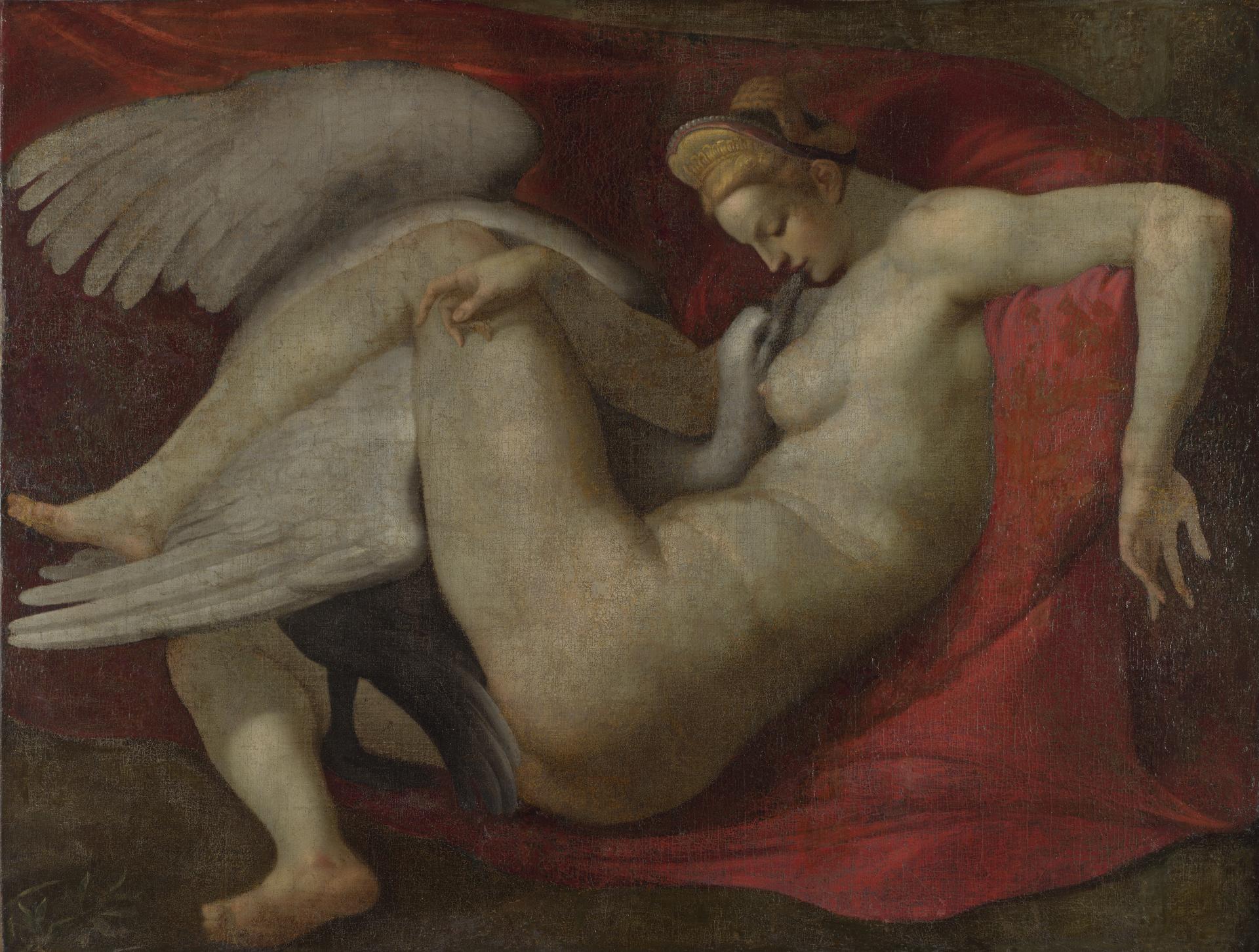 Leda and the Swan by Michelangelo