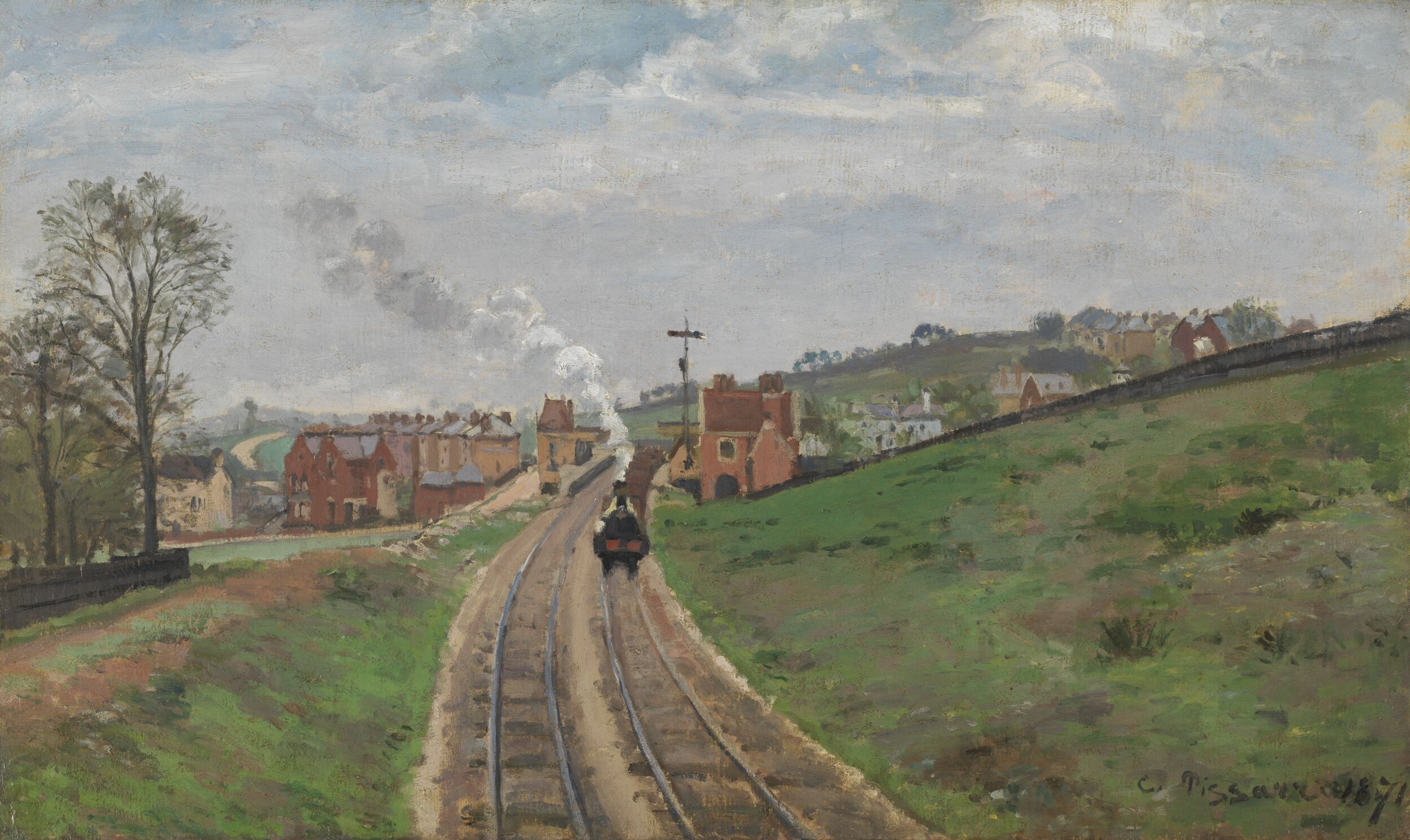 Lordship Lane Station, Dulwich by Camille Pissarro