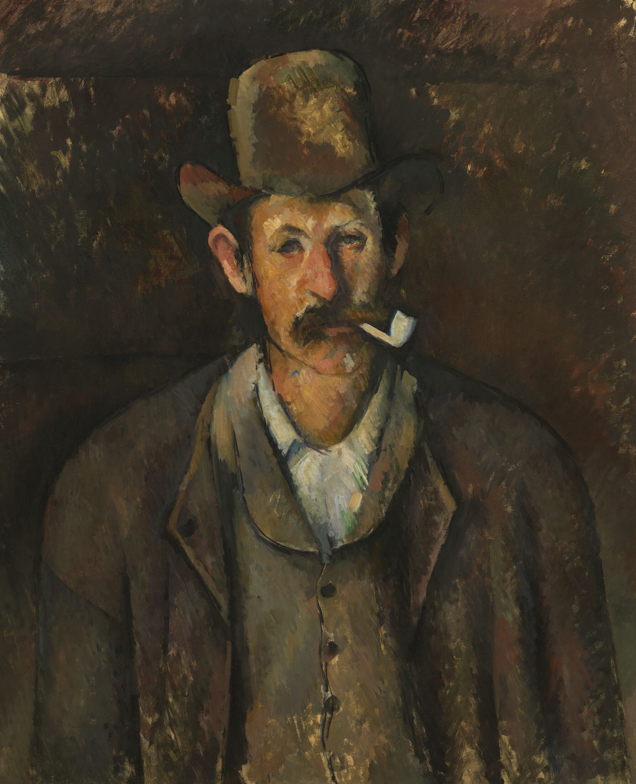 Man with a Pipe by Paul Cézanne