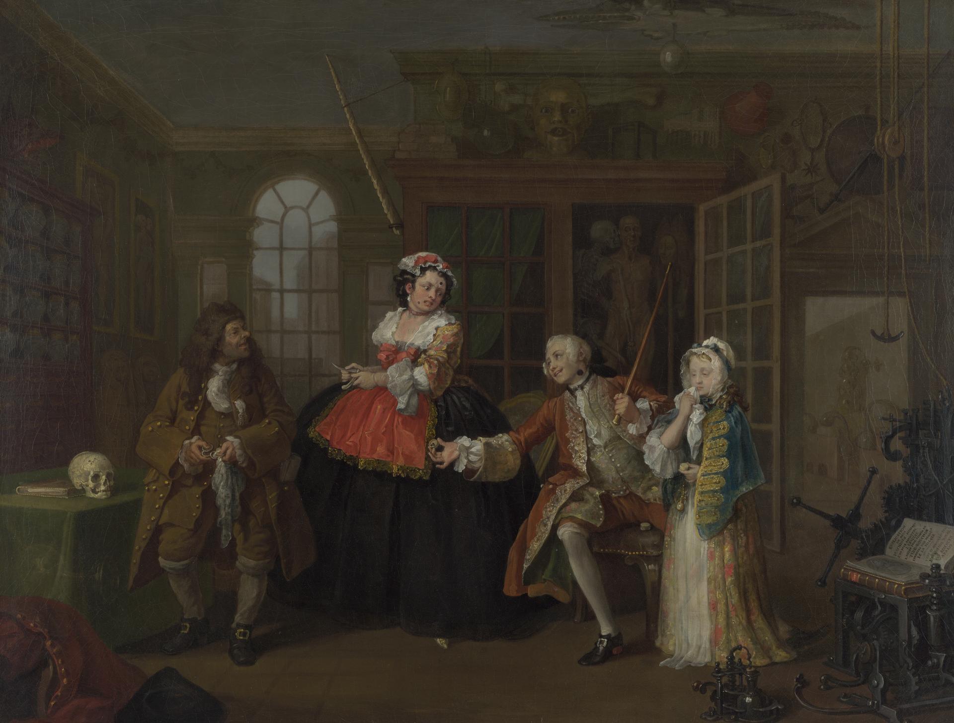 Marriage A-la-Mode: 3, The Inspection by William Hogarth