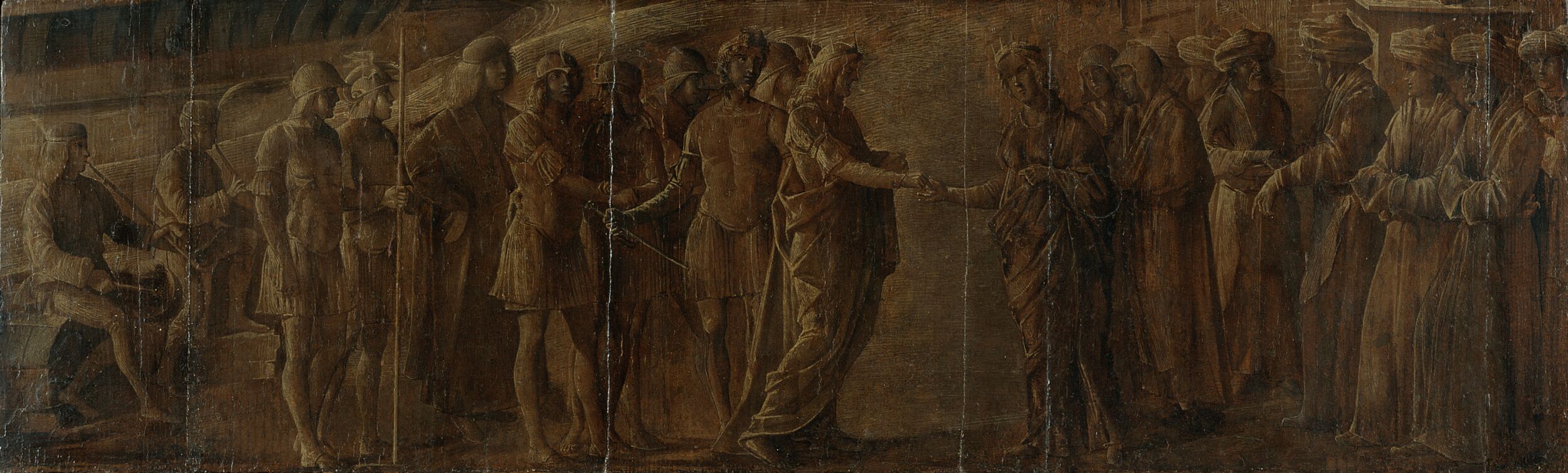 Meeting between a King and a Queen by Attributed toNicolò Rondinelli (Artists)op.(Life dates)