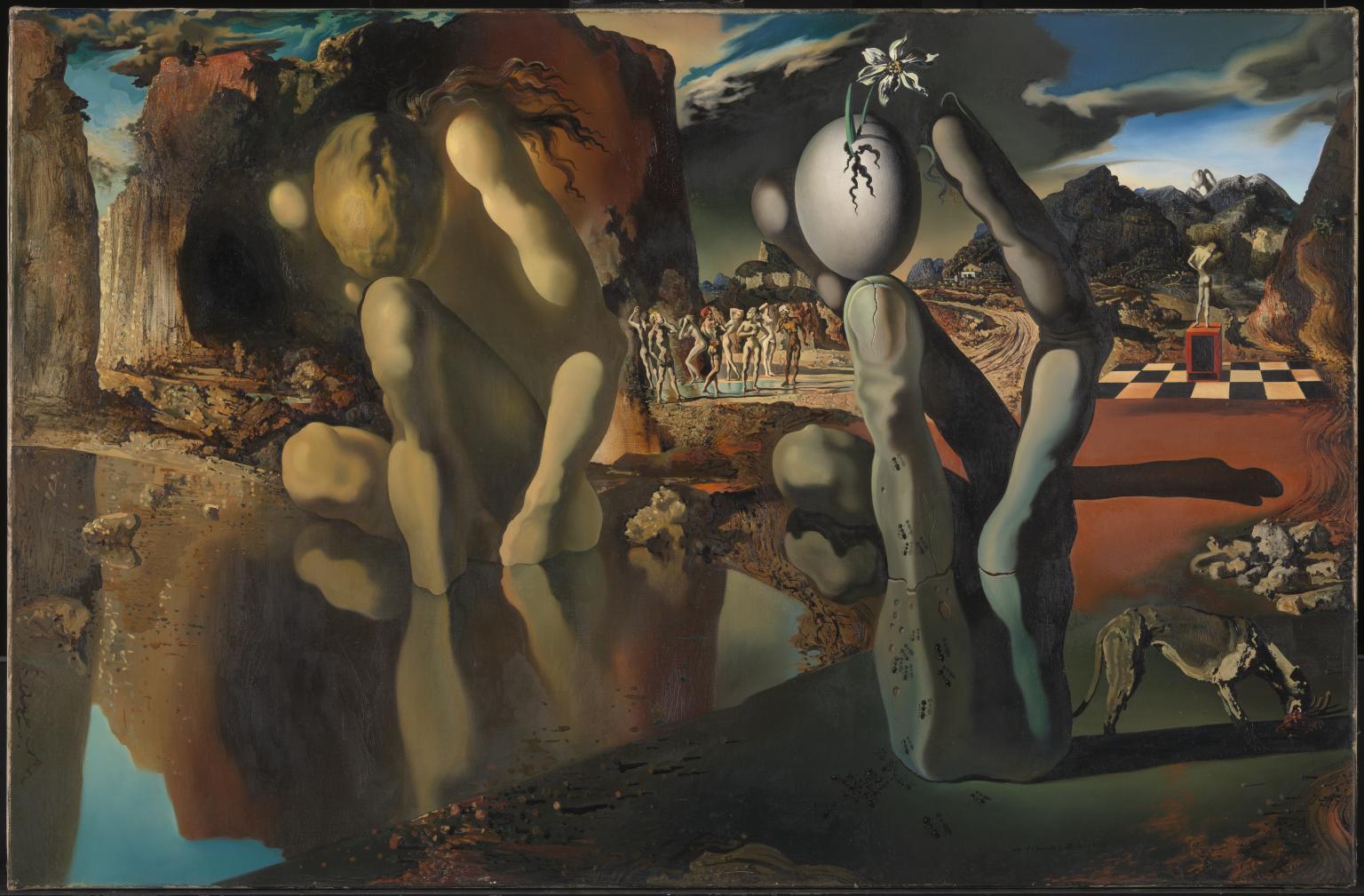 Metamorphosis of Narcissus by Salvador Dalí