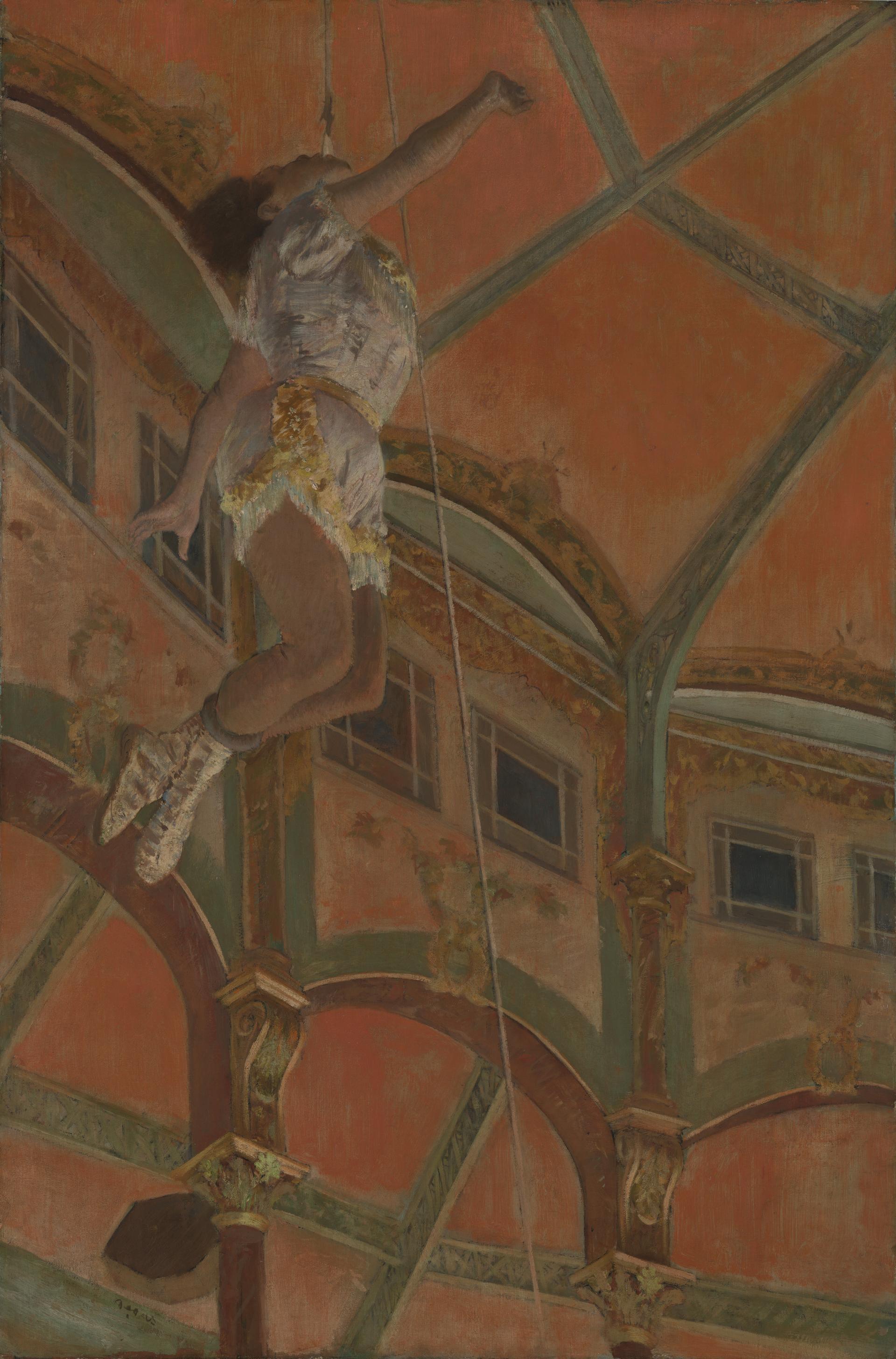 Miss La La at the Cirque Fernando by Hilaire-Germain-Edgar Degas