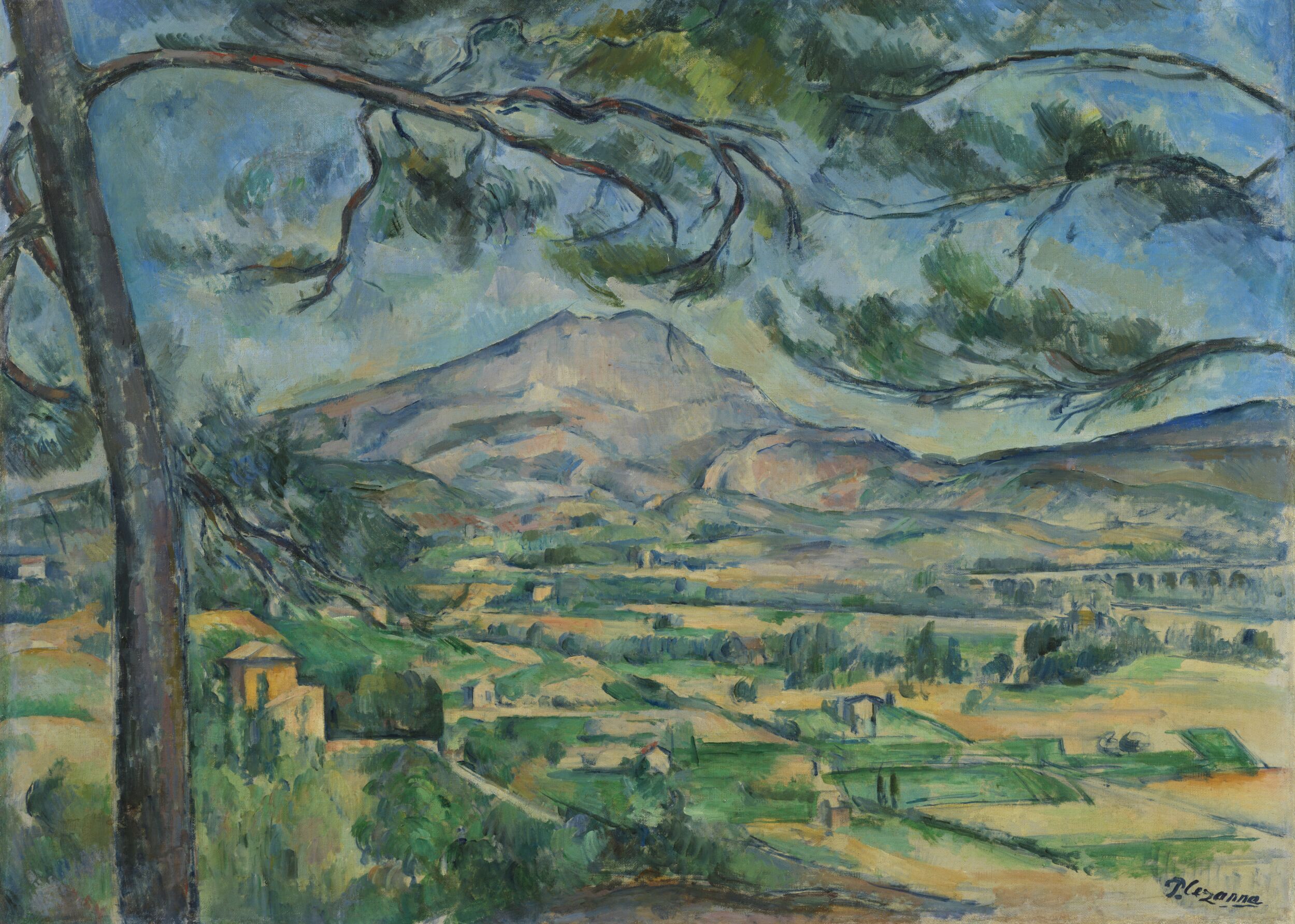 Montagne Sainte-Victoire with Large Pine by Paul Cézanne