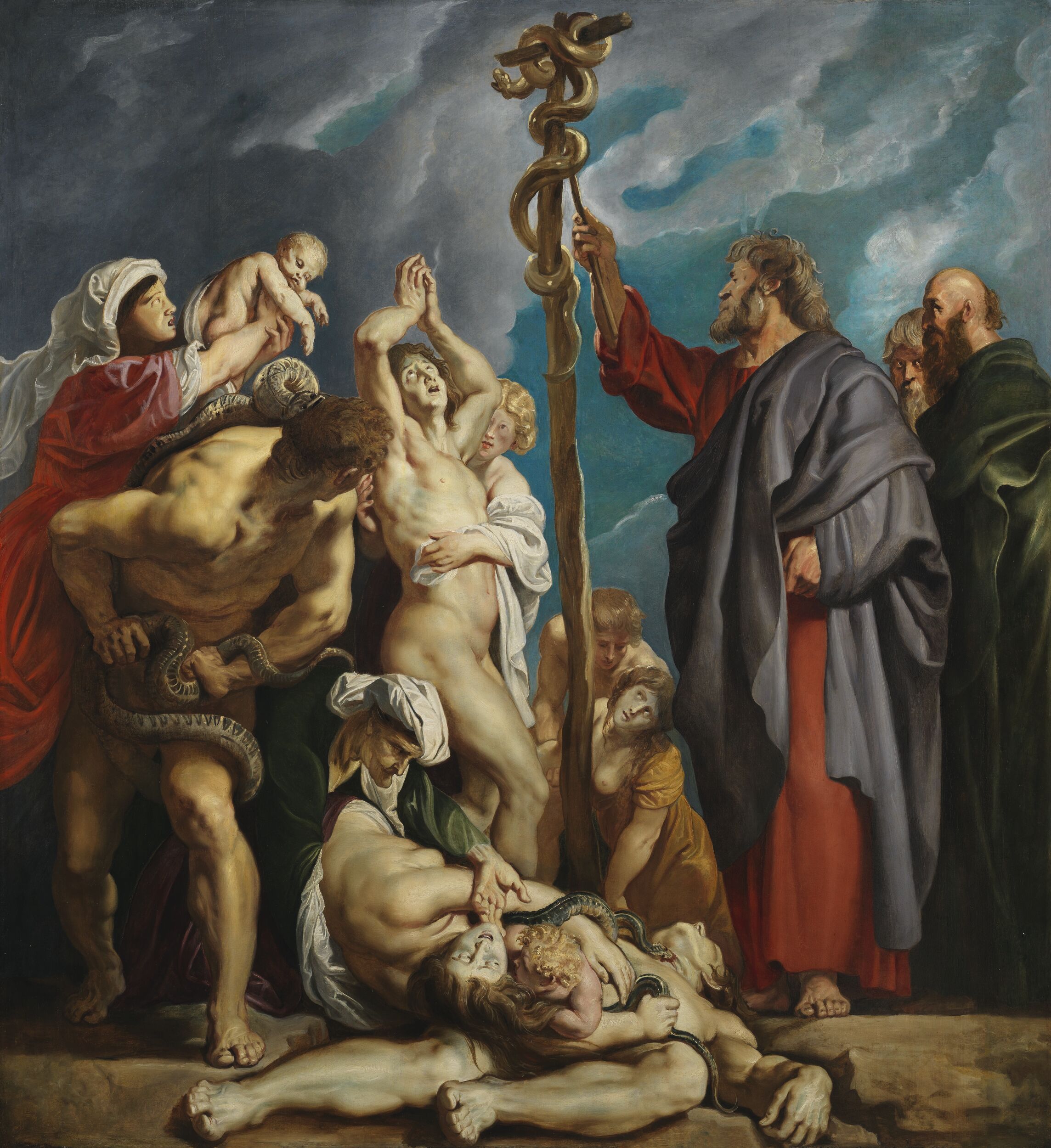 Moses and the Brazen Serpent by Peter Paul Rubens