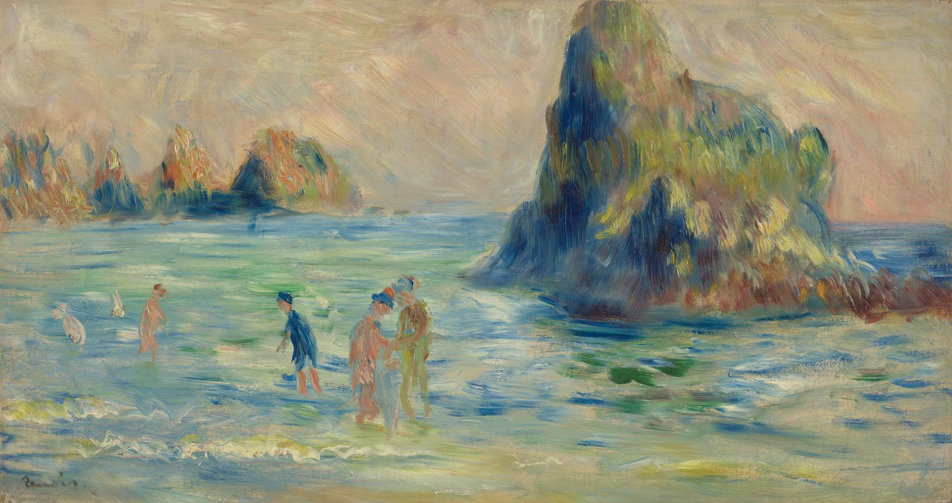 Moulin Huet Bay, Guernsey by Pierre-Auguste Renoir