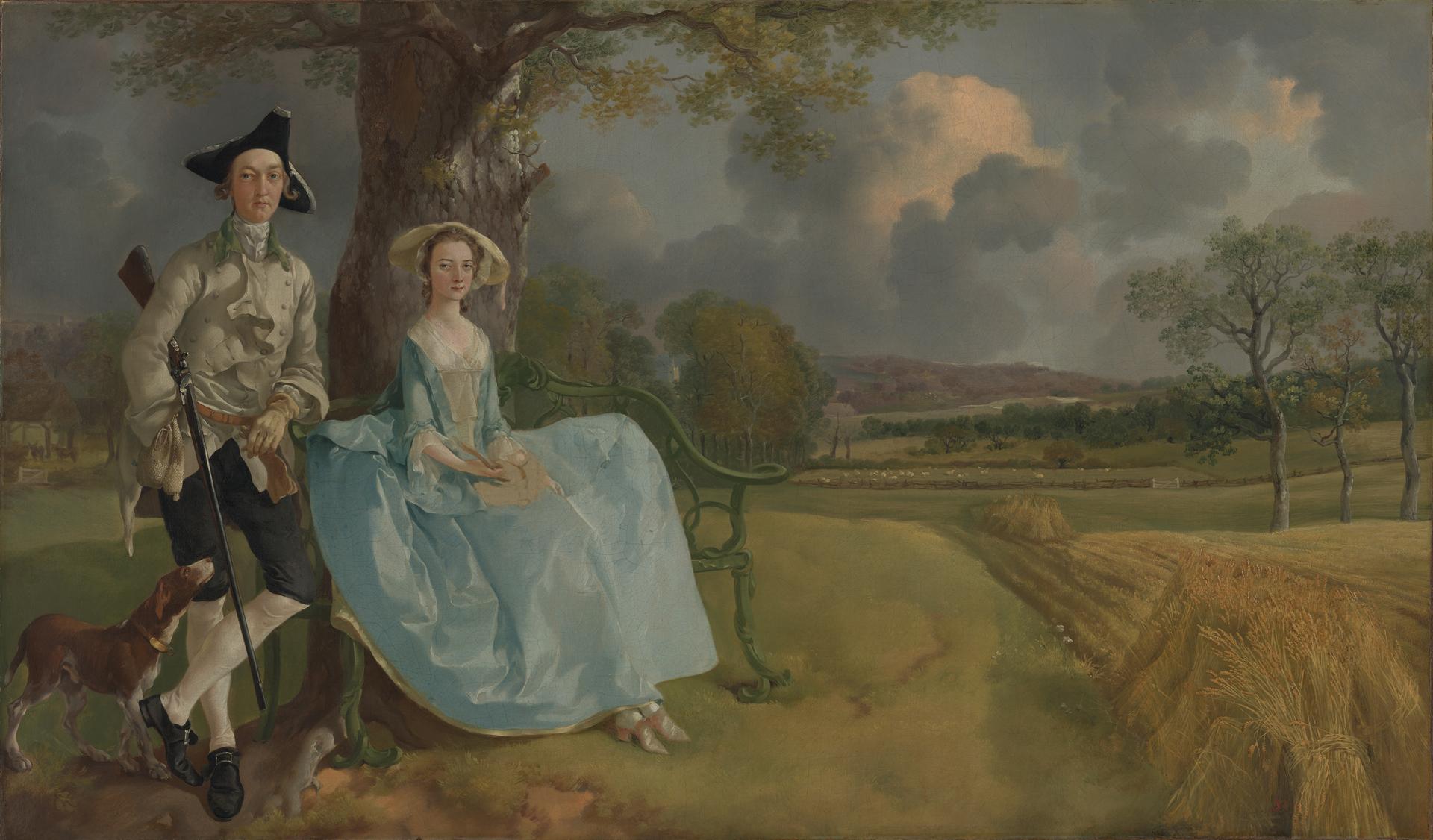 Mr and Mrs Andrews by Thomas Gainsborough