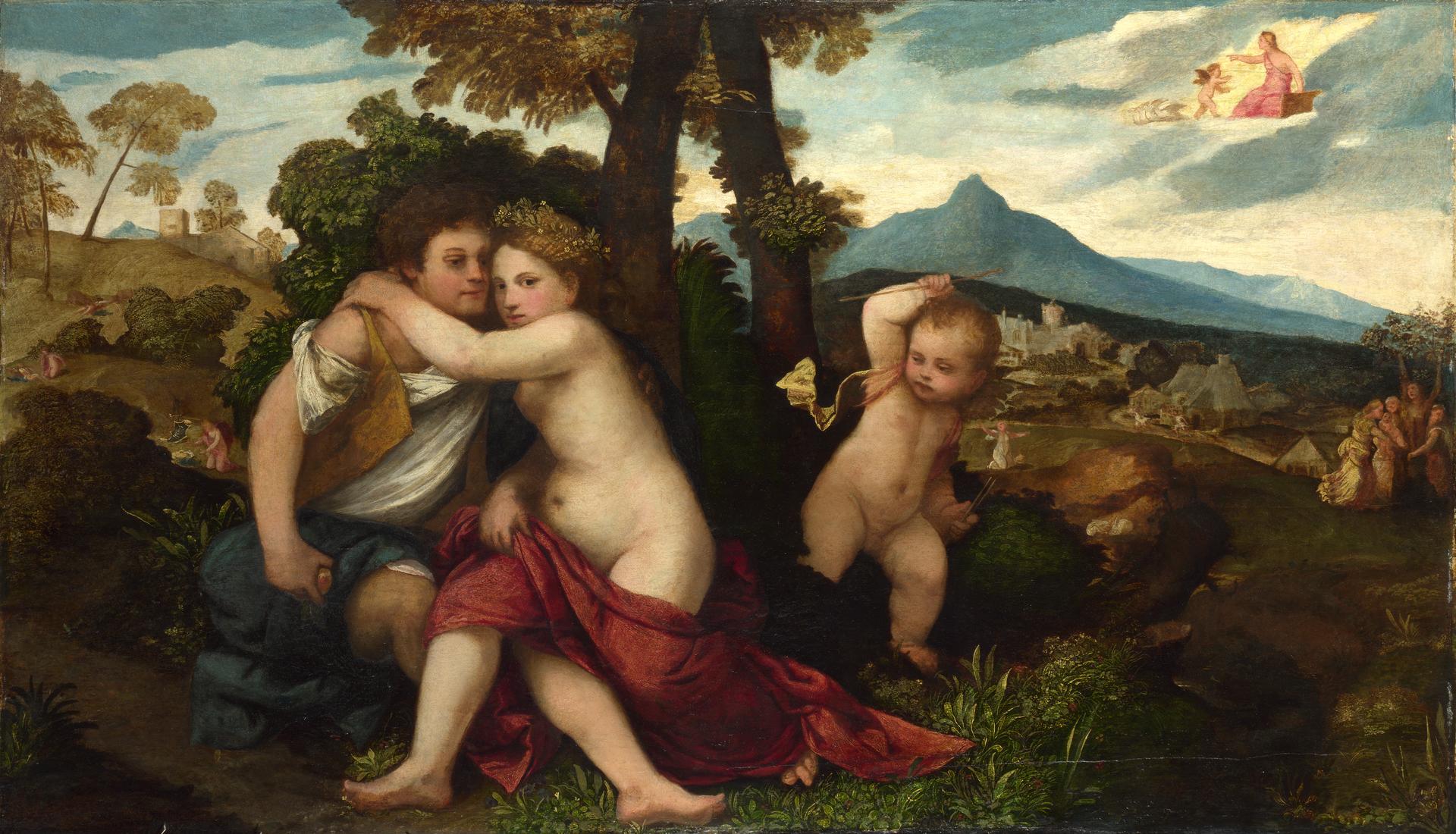 Mythological Scene by Titian
