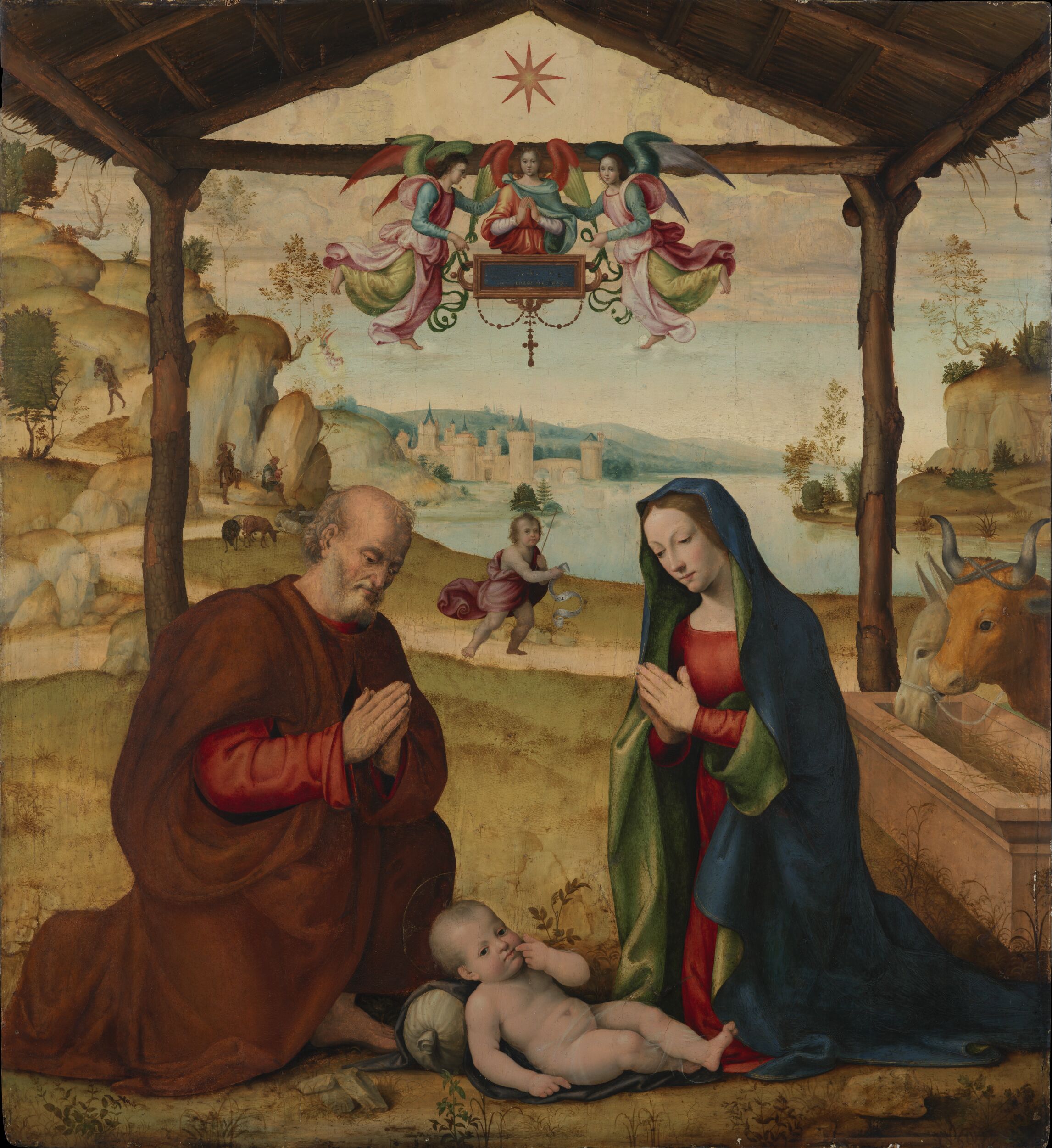 Nativity by Mariotto Albertinelli