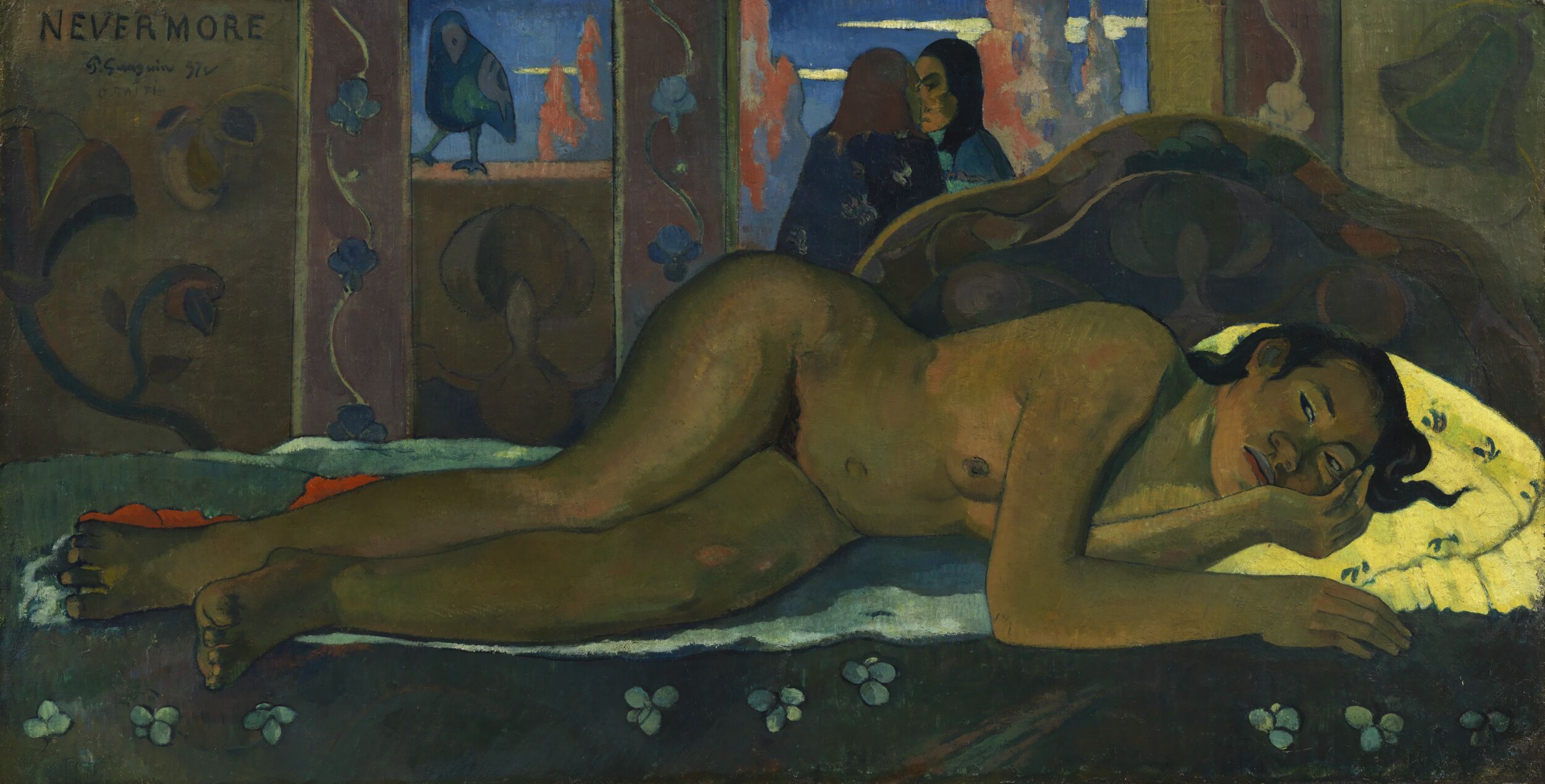 Nevermore by Paul Gauguin