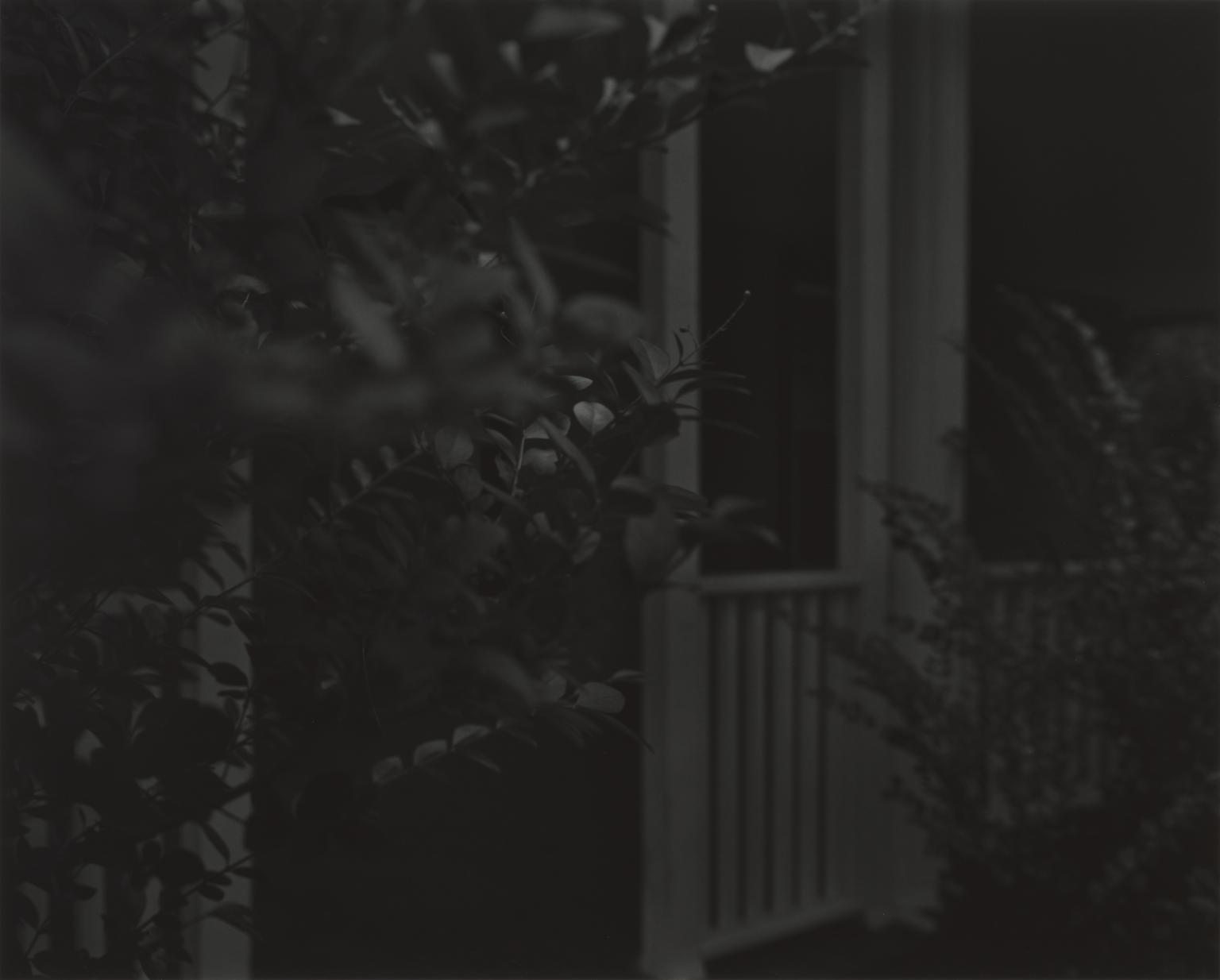 Night Coming Tenderly, Black: Untitled #4 (Leaves and Porch) by Dawoud Bey