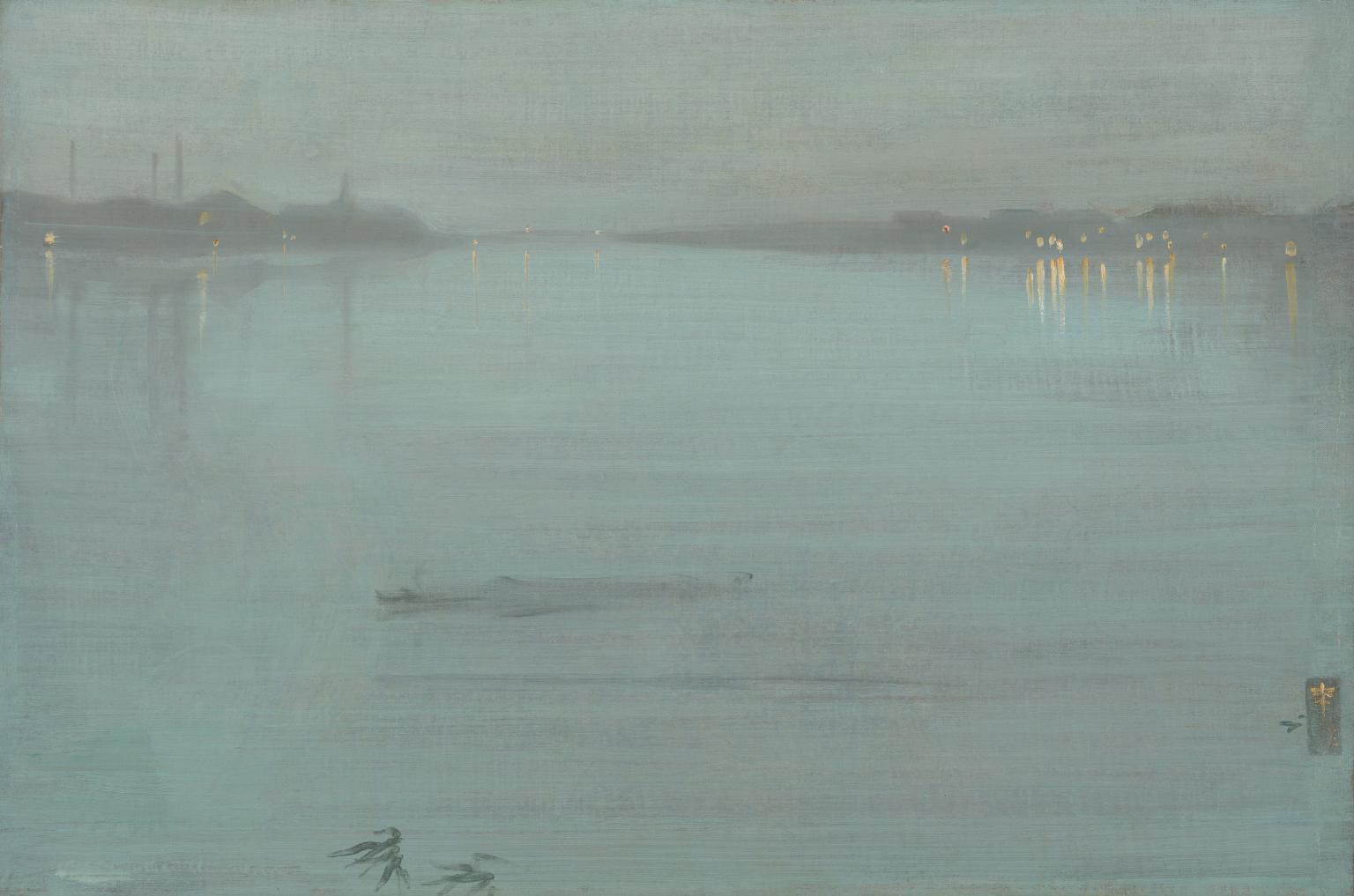 Nocturne: Blue and Silver - Cremorne Lights by James McNeill Whistler