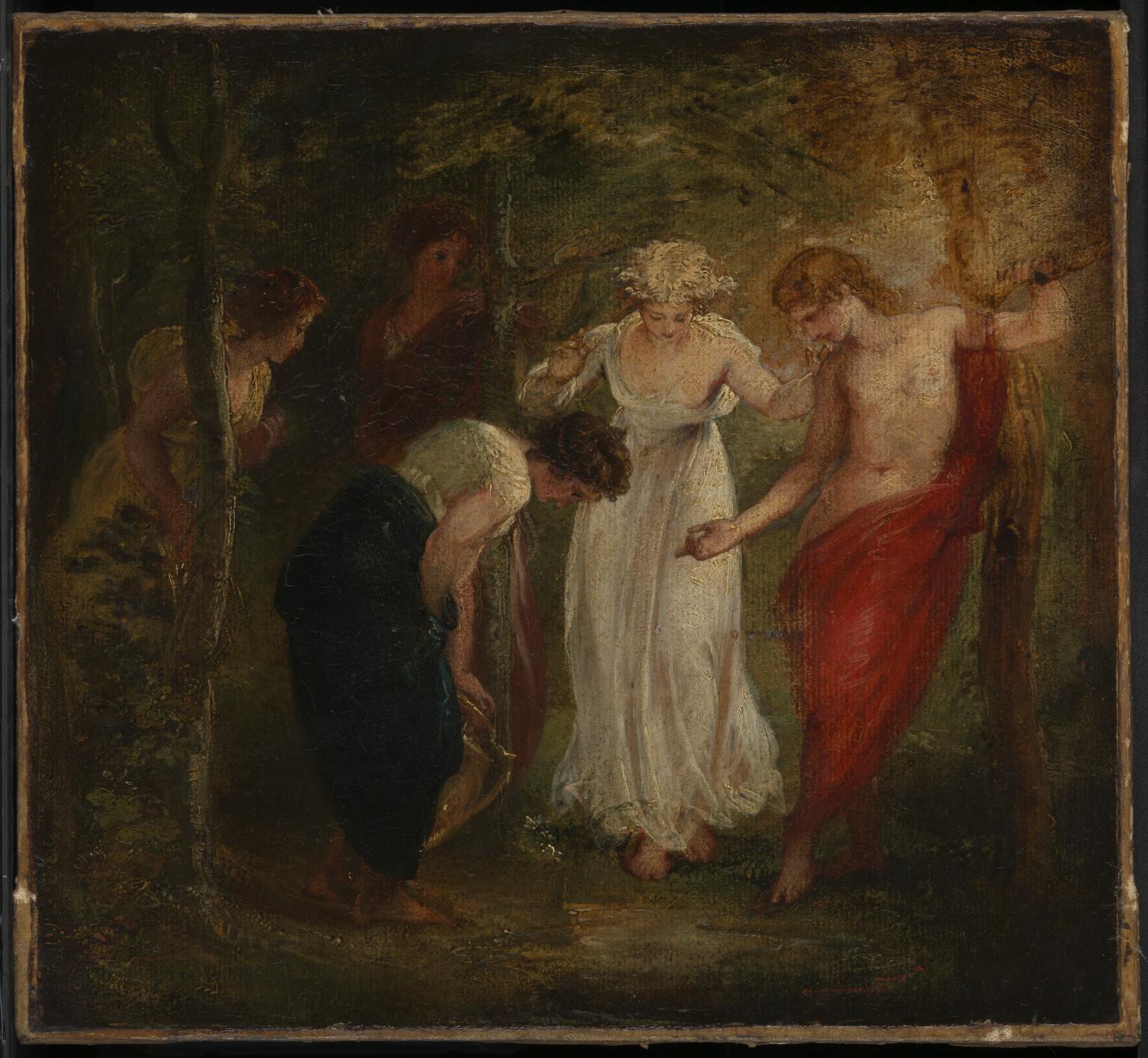 Nymphs Discover the Narcissus by Thomas Stothard