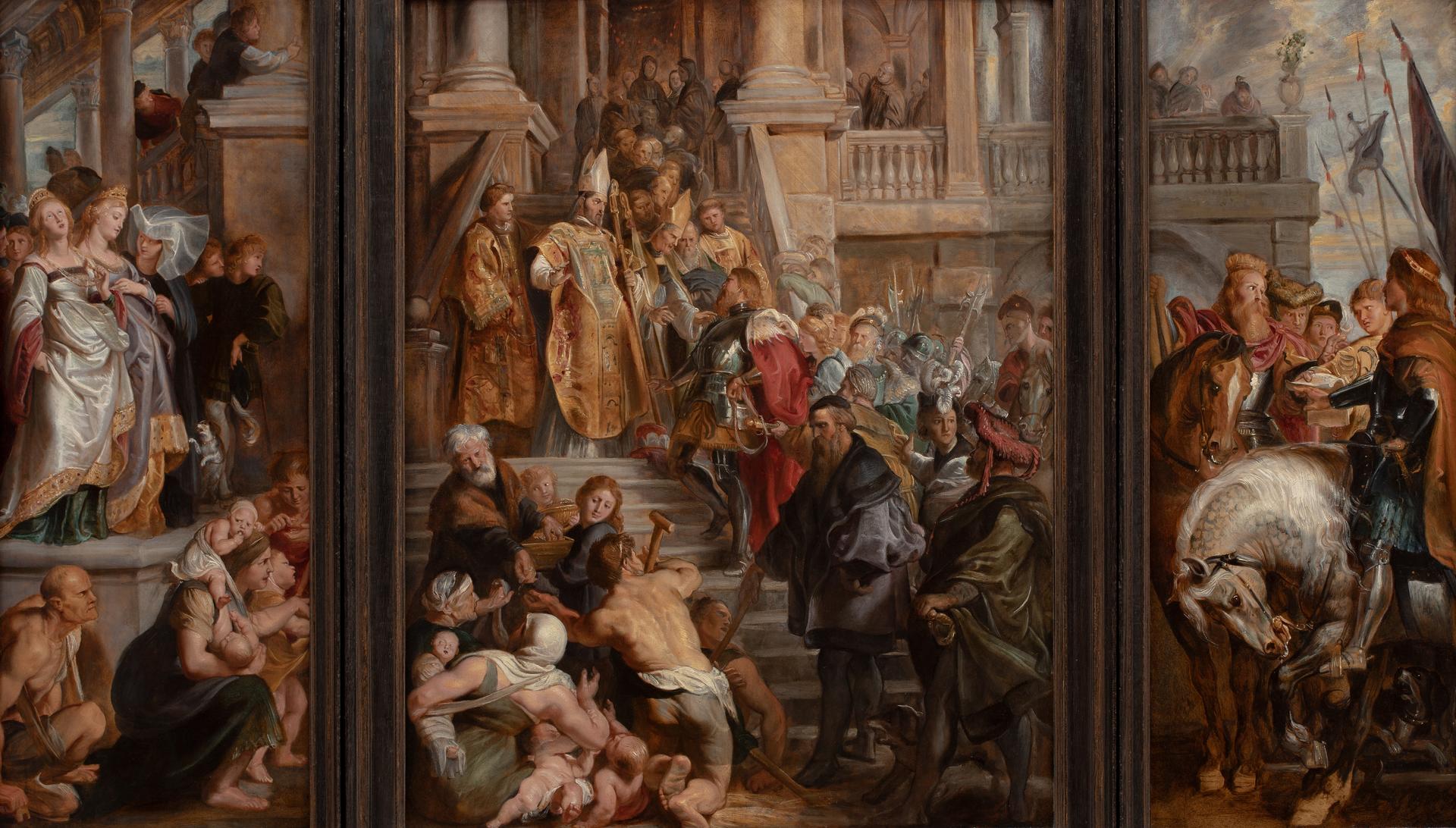 Oil Sketch for High Altarpiece, St Bavo, Ghent by Peter Paul Rubens