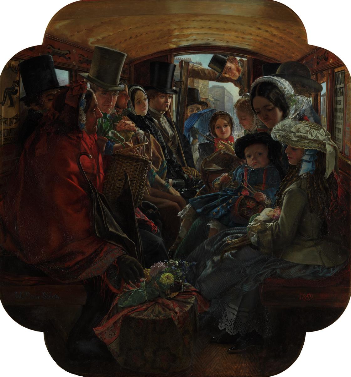 Omnibus Life in London by William Maw Egley