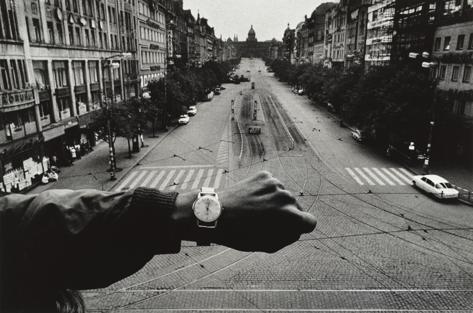 On 22 and 23 August, Wenceslas Square was Cleared of People, August 1968 by Josef Koudelka
