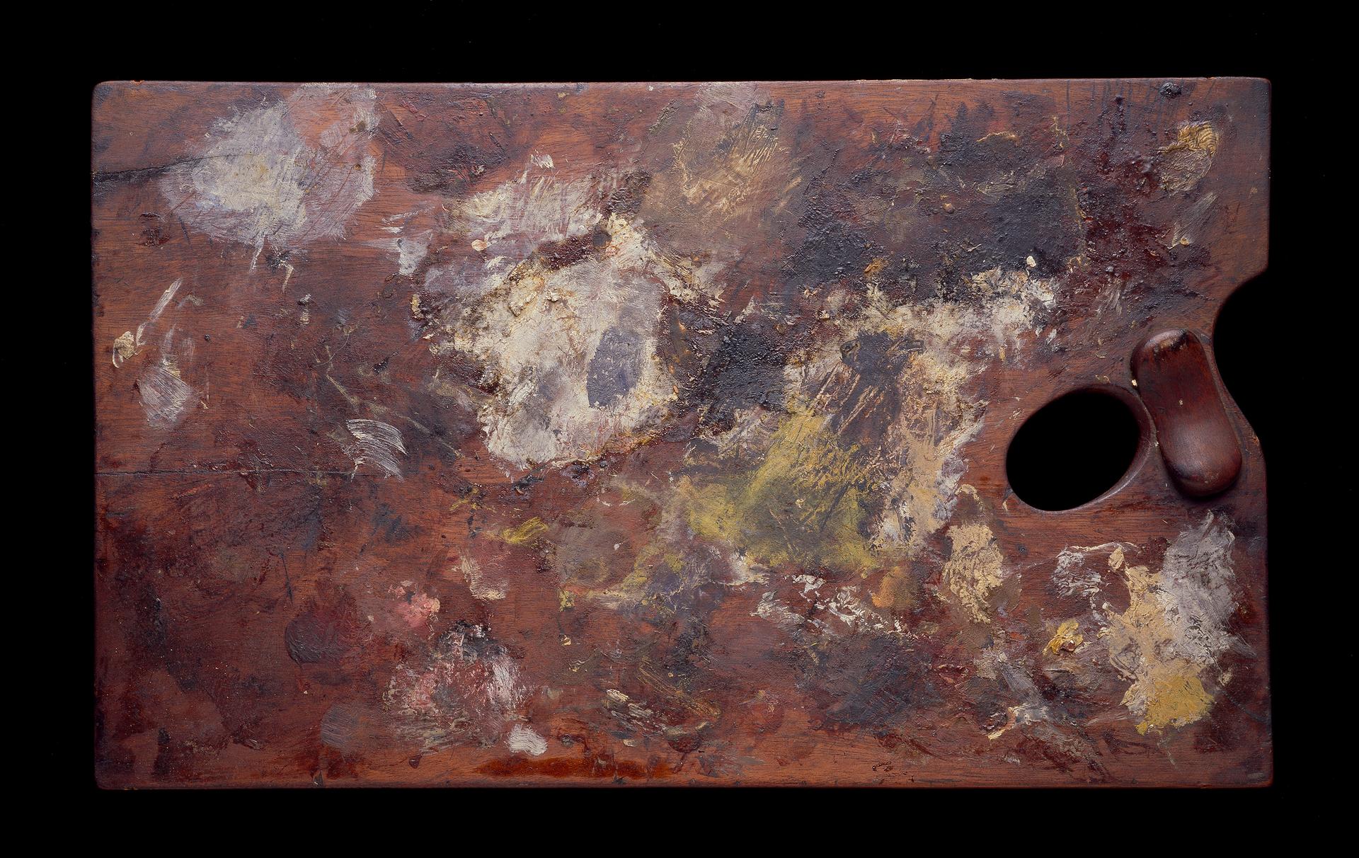 Palette owned by John Constable, R.A. by John Constable