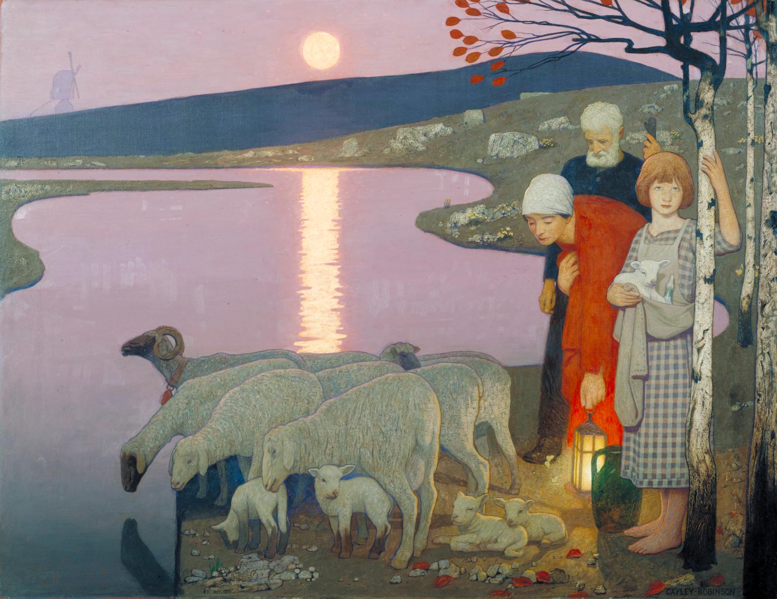 Pastoral by Frederick Cayley Robinson