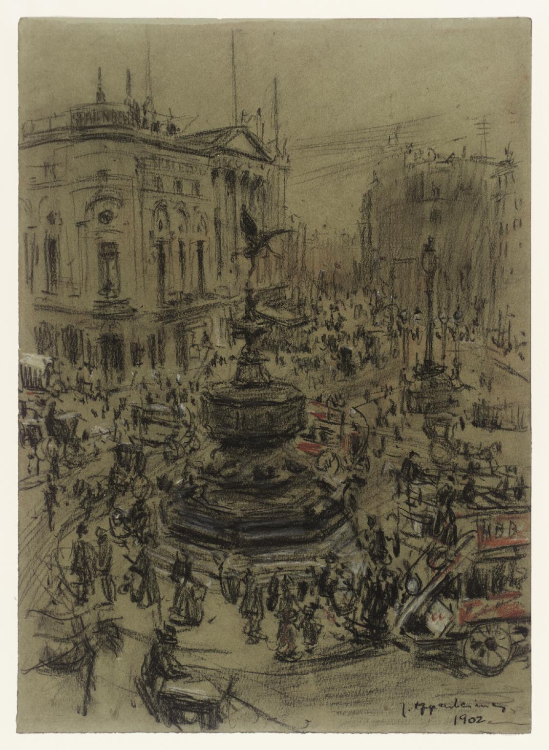 Piccadilly Circus by J. Oppenheimer