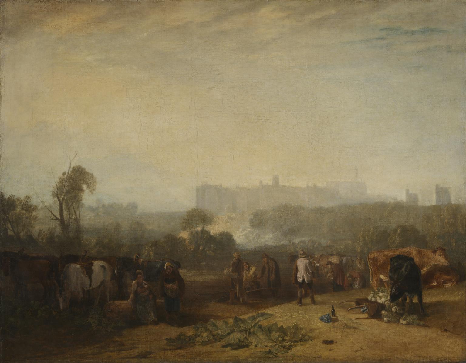 Ploughing Up Turnips, near Slough (‘Windsor’) by Joseph Mallord William Turner