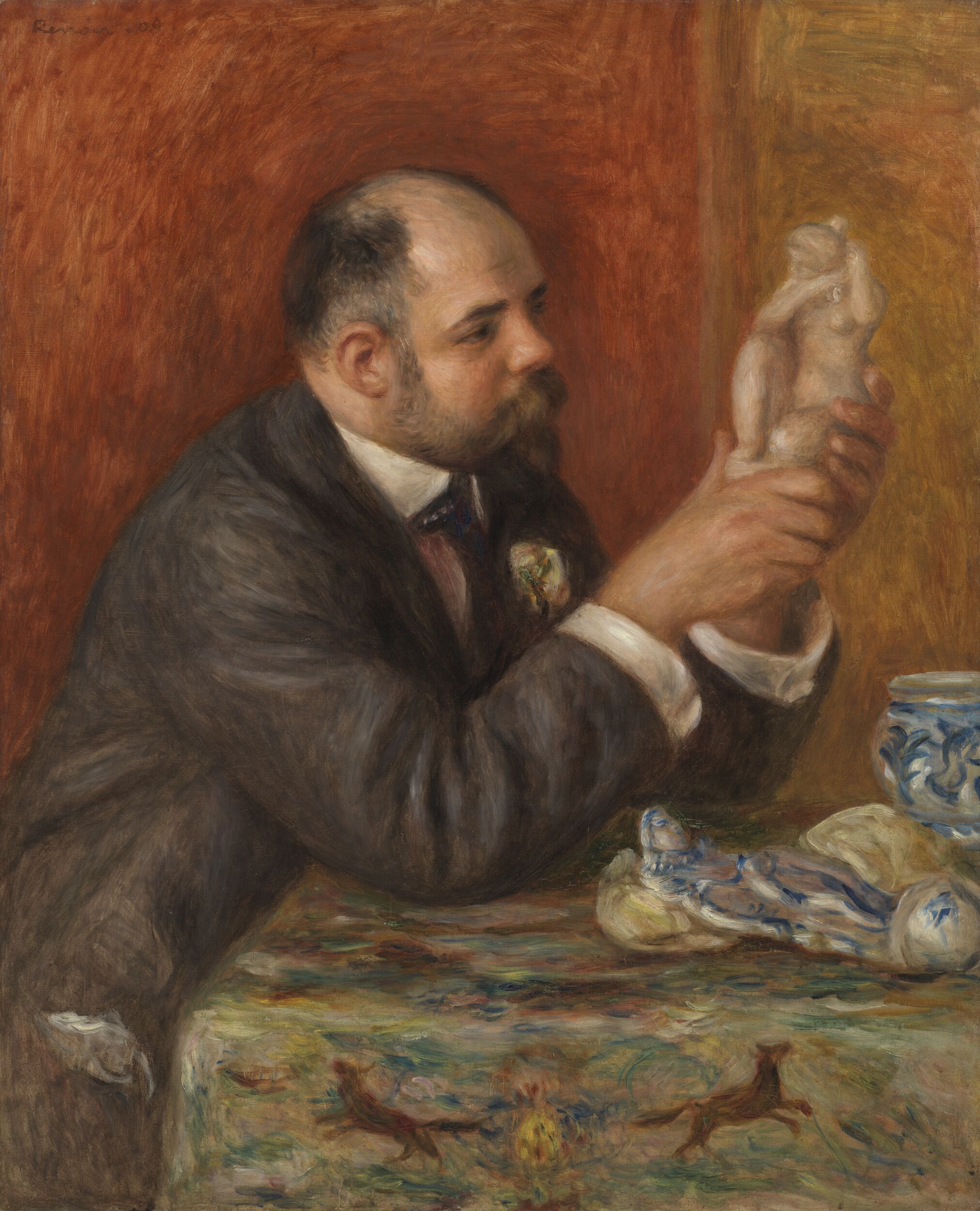 Portrait of Ambroise Vollard by Pierre Auguste Renoir