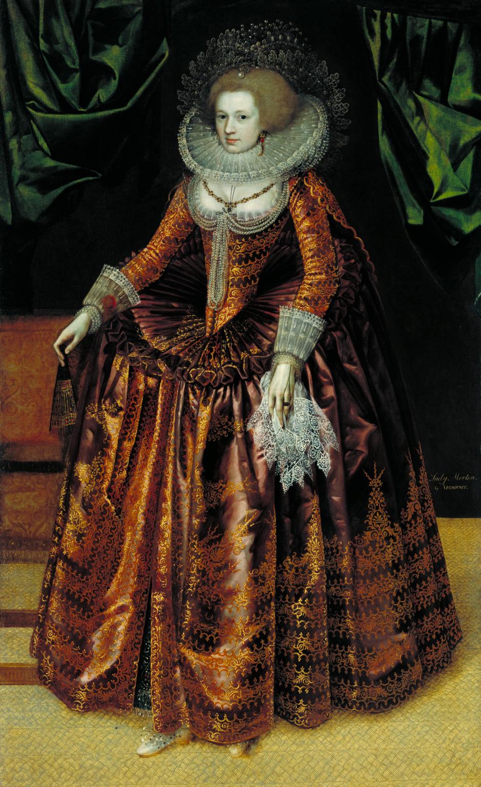 Portrait of Anne Wortley, Later Lady Morton by Unknown artist, Britain