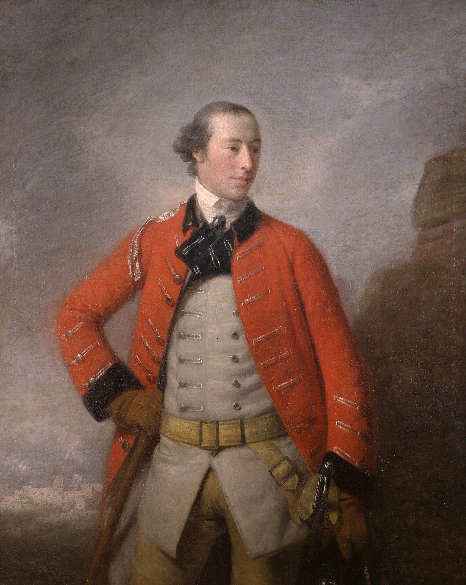 Portrait of Captain Sir William-Peer Williams, Baronet, of the 16th Light Dragoons by Allan Ramsay