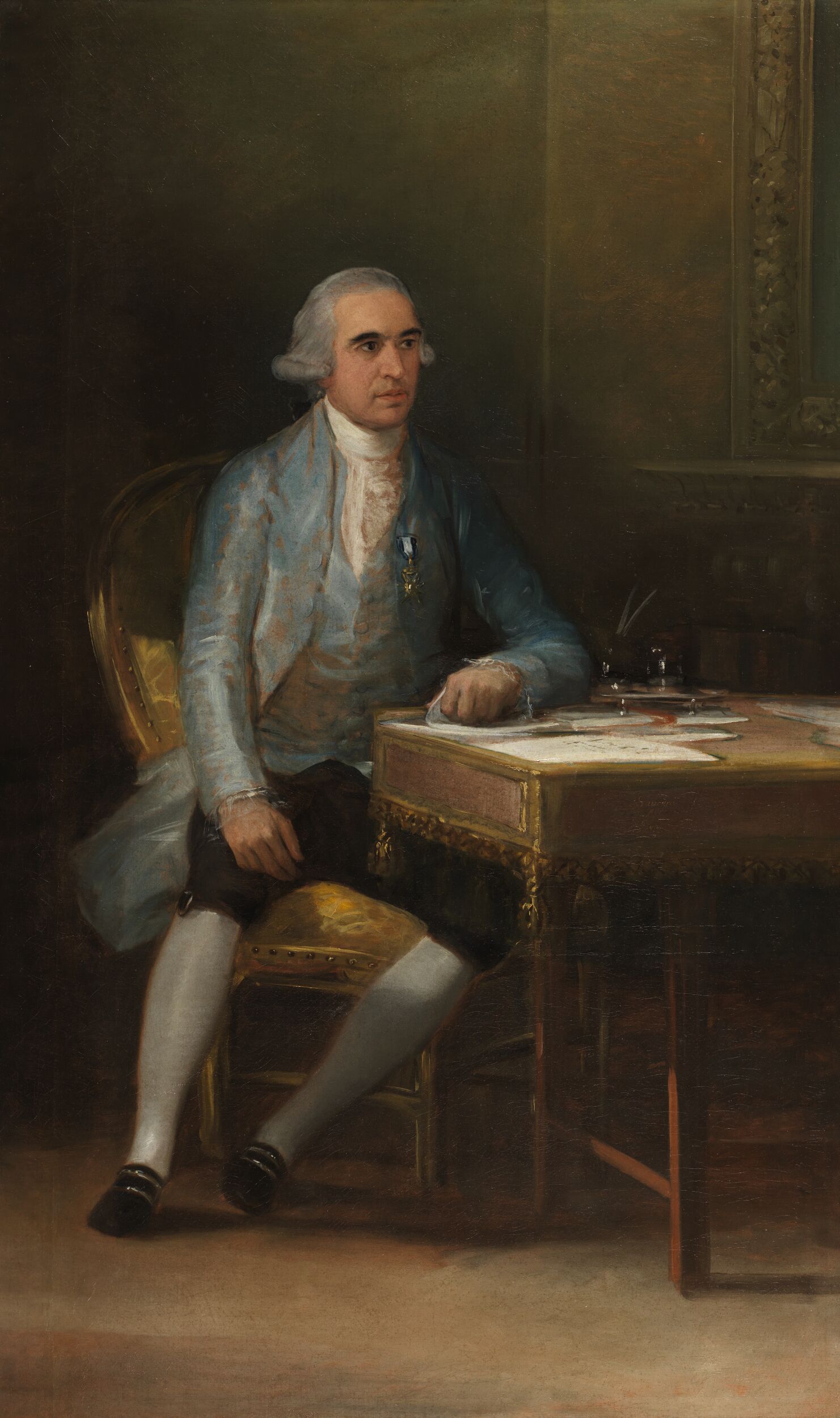 Portrait of Don Francisco de Saavedra by Francisco de Goya y Lucientes