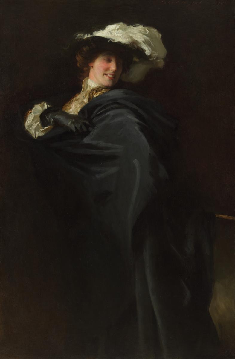 Portrait of Ena Wertheimer: A Vele Gonfie by John Singer Sargent
