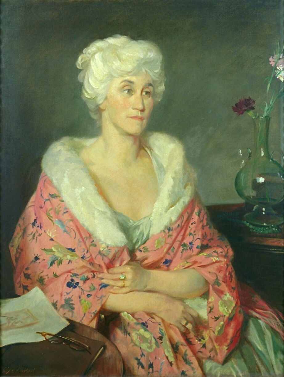Portrait of Lady Witt by Glyn Warren Philpot