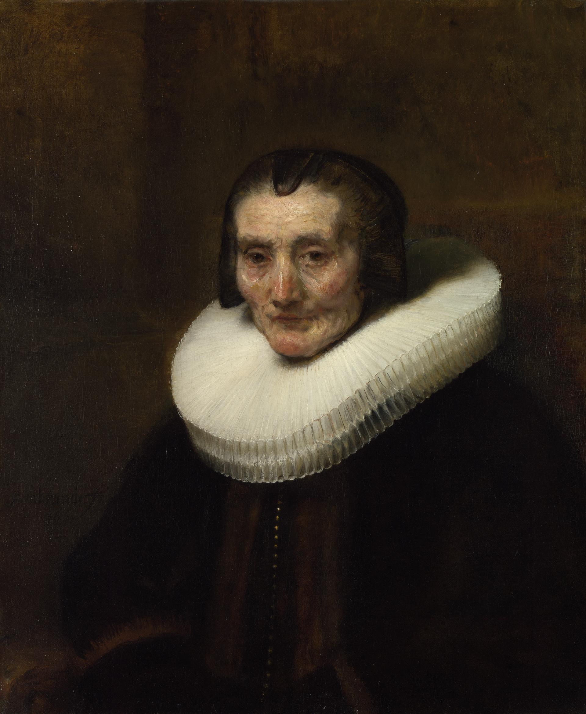 Portrait of Margaretha de Geer, Wife of Jacob Trip by Rembrandt