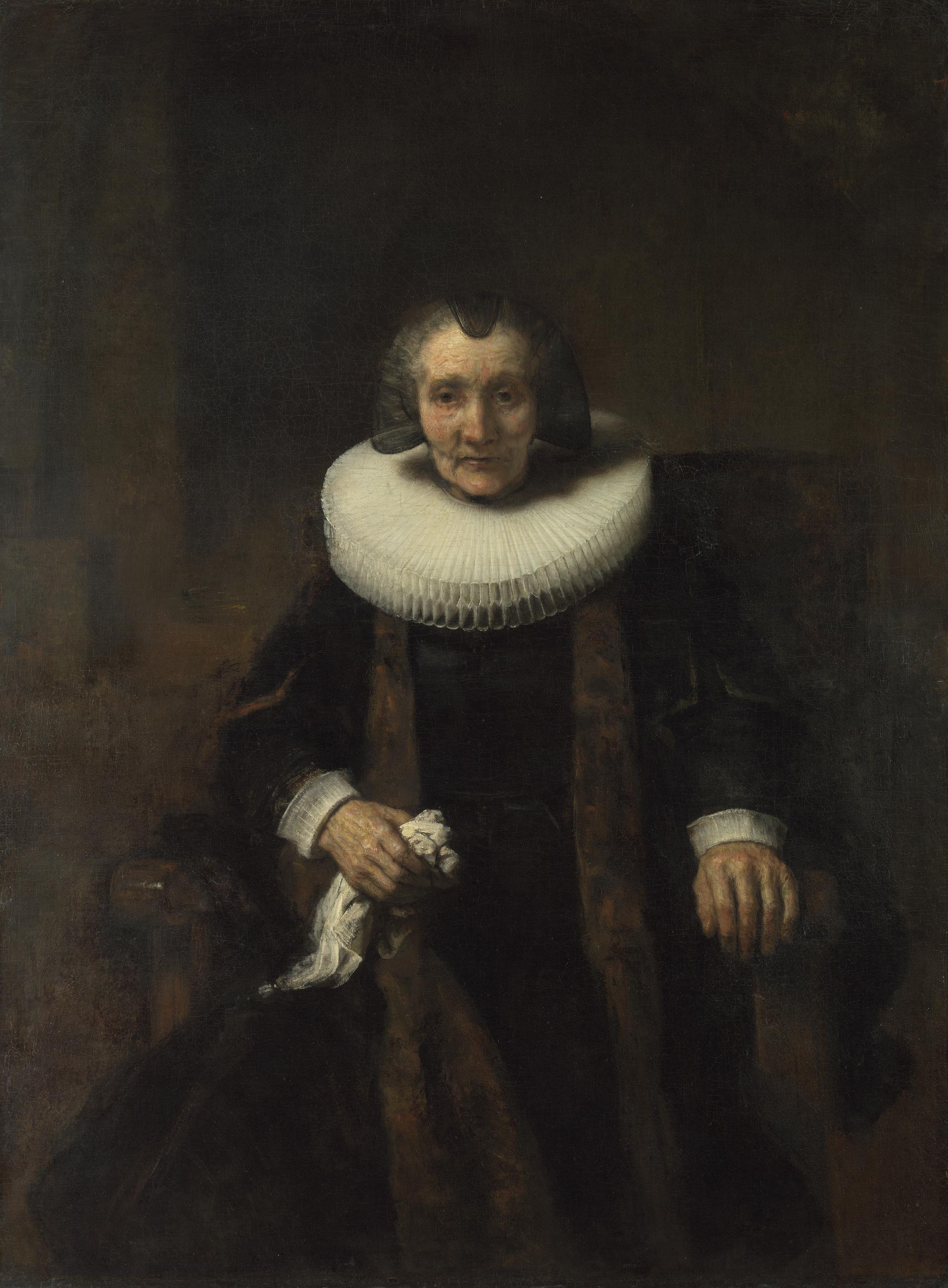 Portrait of Margaretha de Geer, Wife of Jacob Trip by Rembrandt