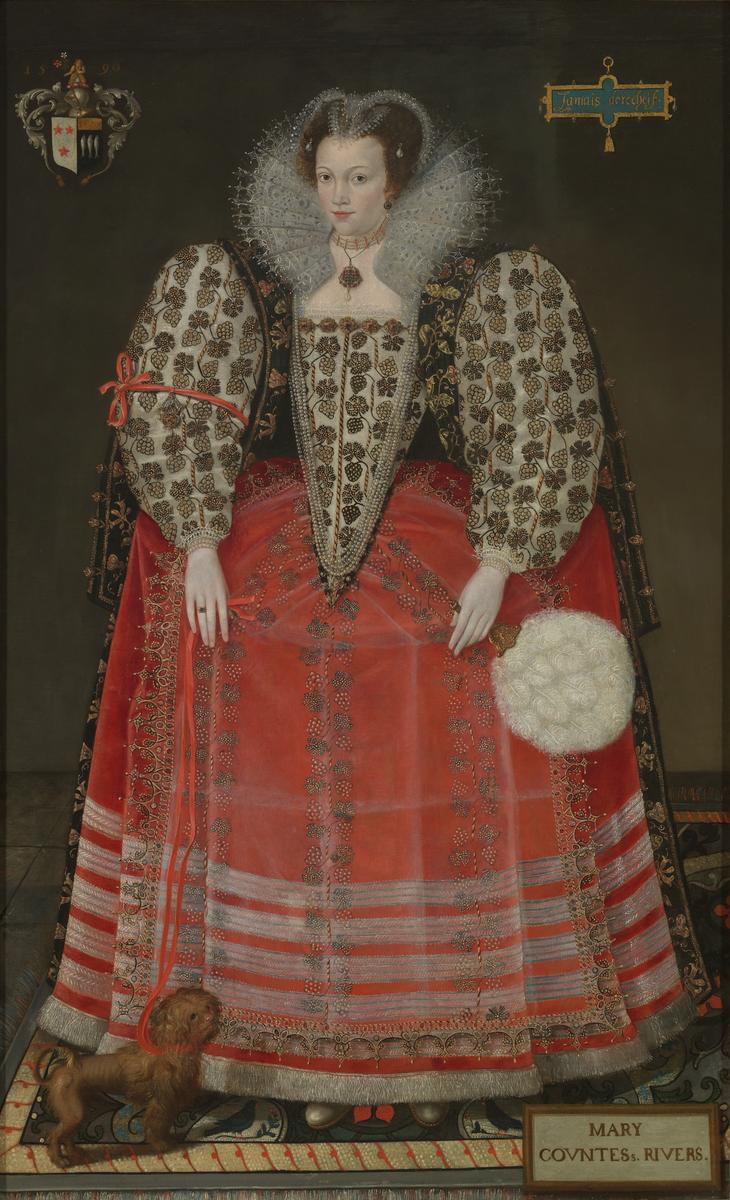 Portrait of Mary Kytson, Lady Darcy of Chiche, later Lady Rivers by Unknown artist, Britain