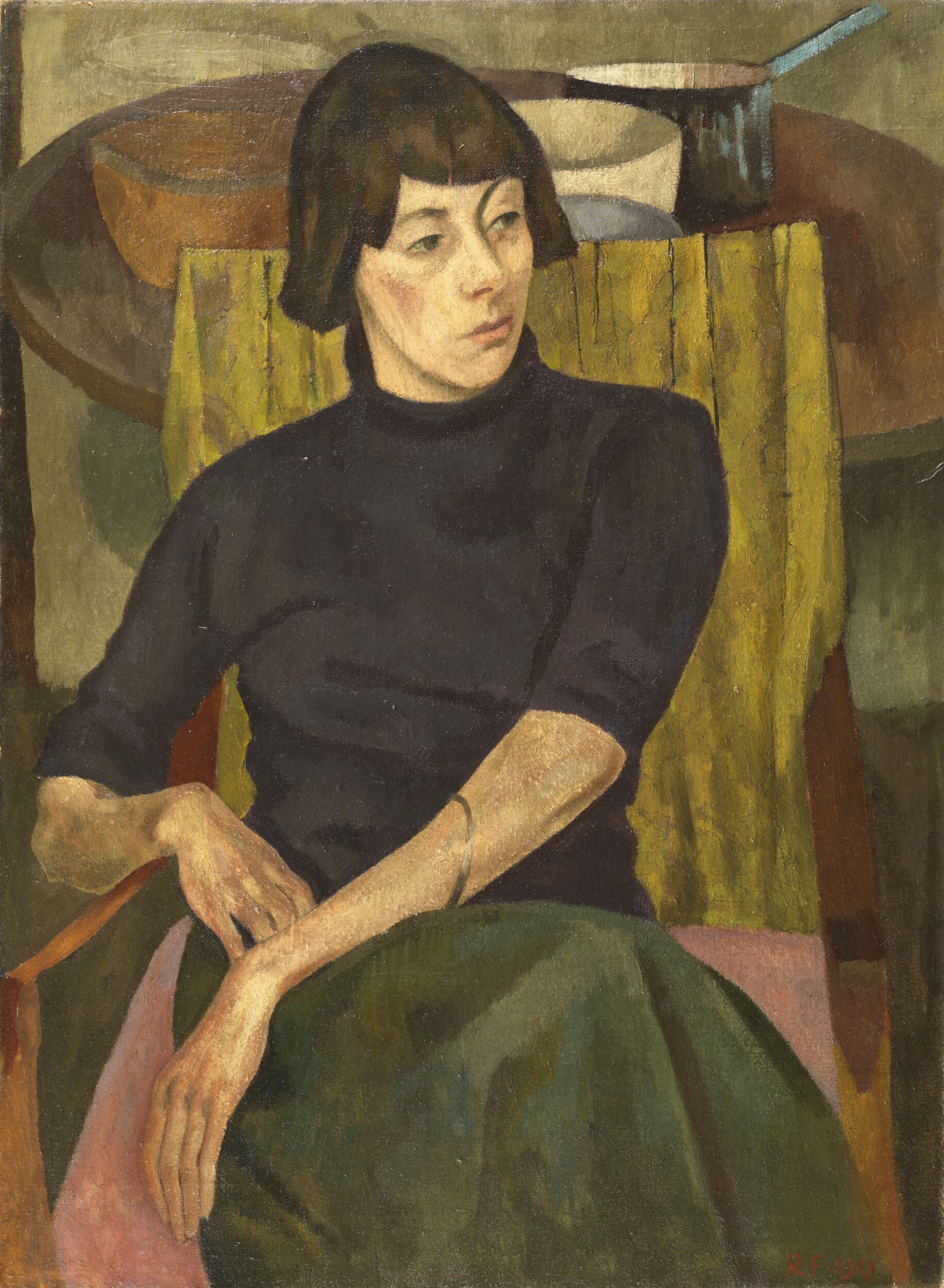 Portrait of Nina Hamnett by Roger Eliot Fry