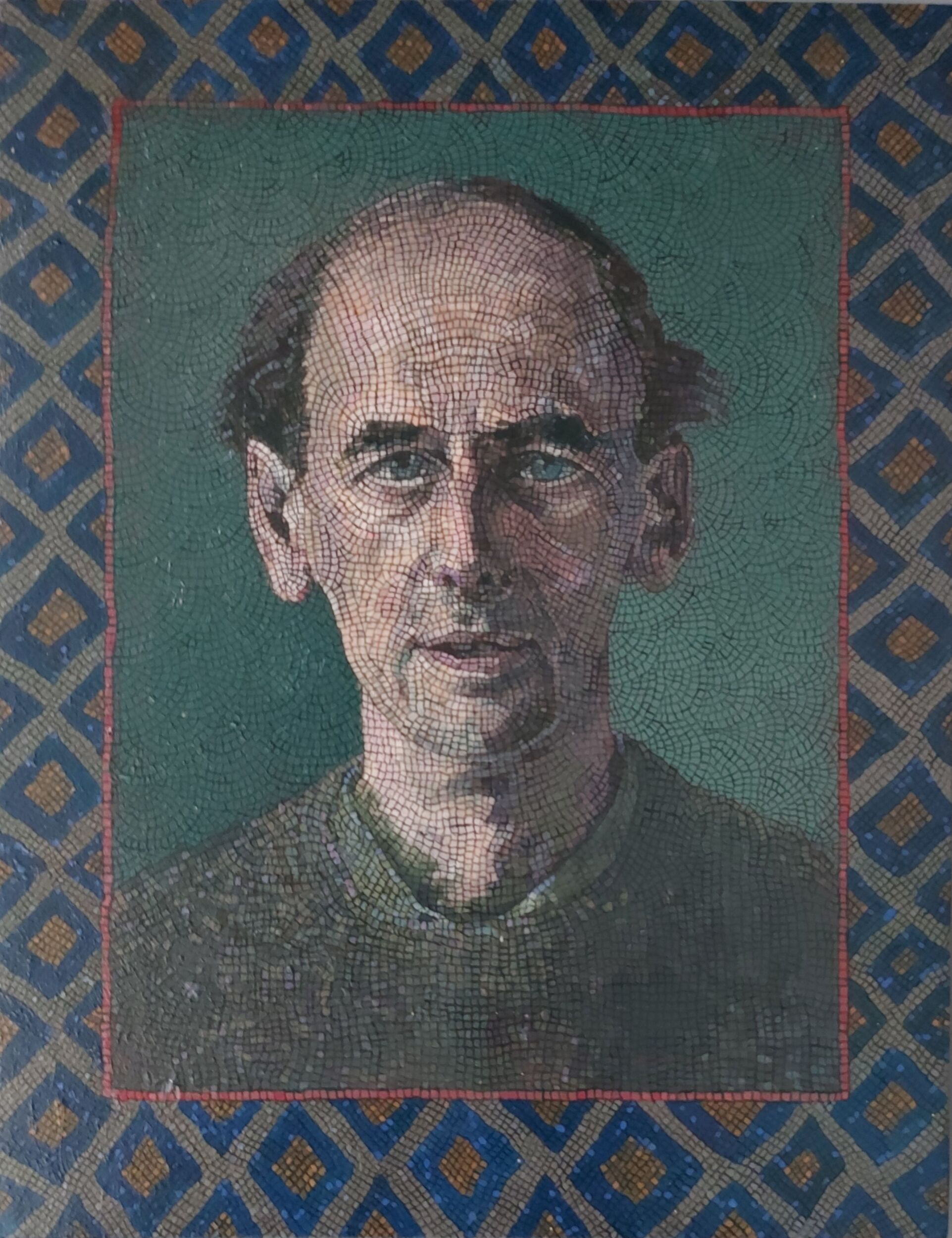 Portrait of Sir Nicholas Goodison by Tom Phillipsborn 1937