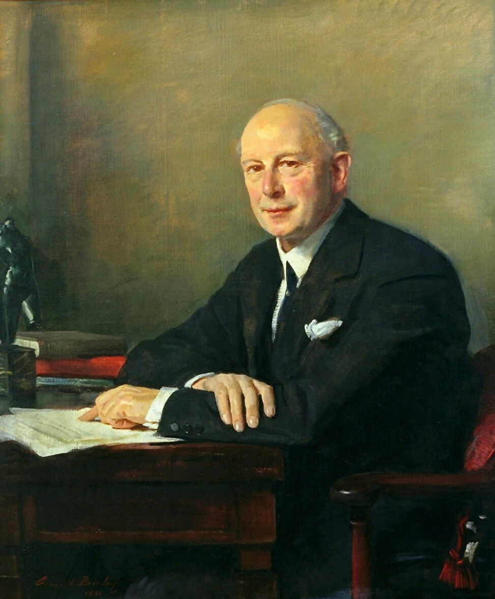 Portrait of Sir Robert Witt by Oswald Hornby Joseph Birley (Artists)