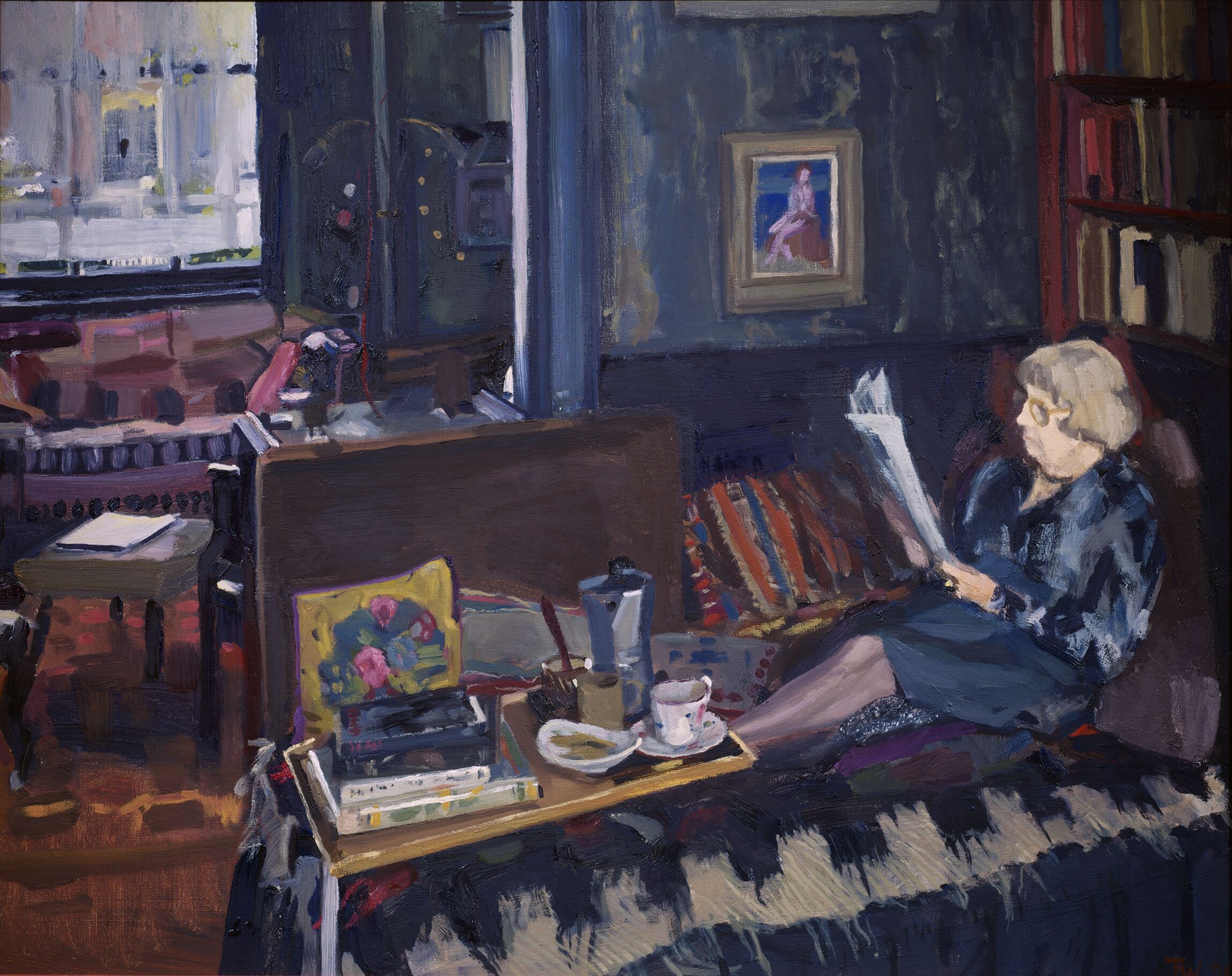 Portrait of Stella Newton by Tim Wheeler (Artists)born 1941