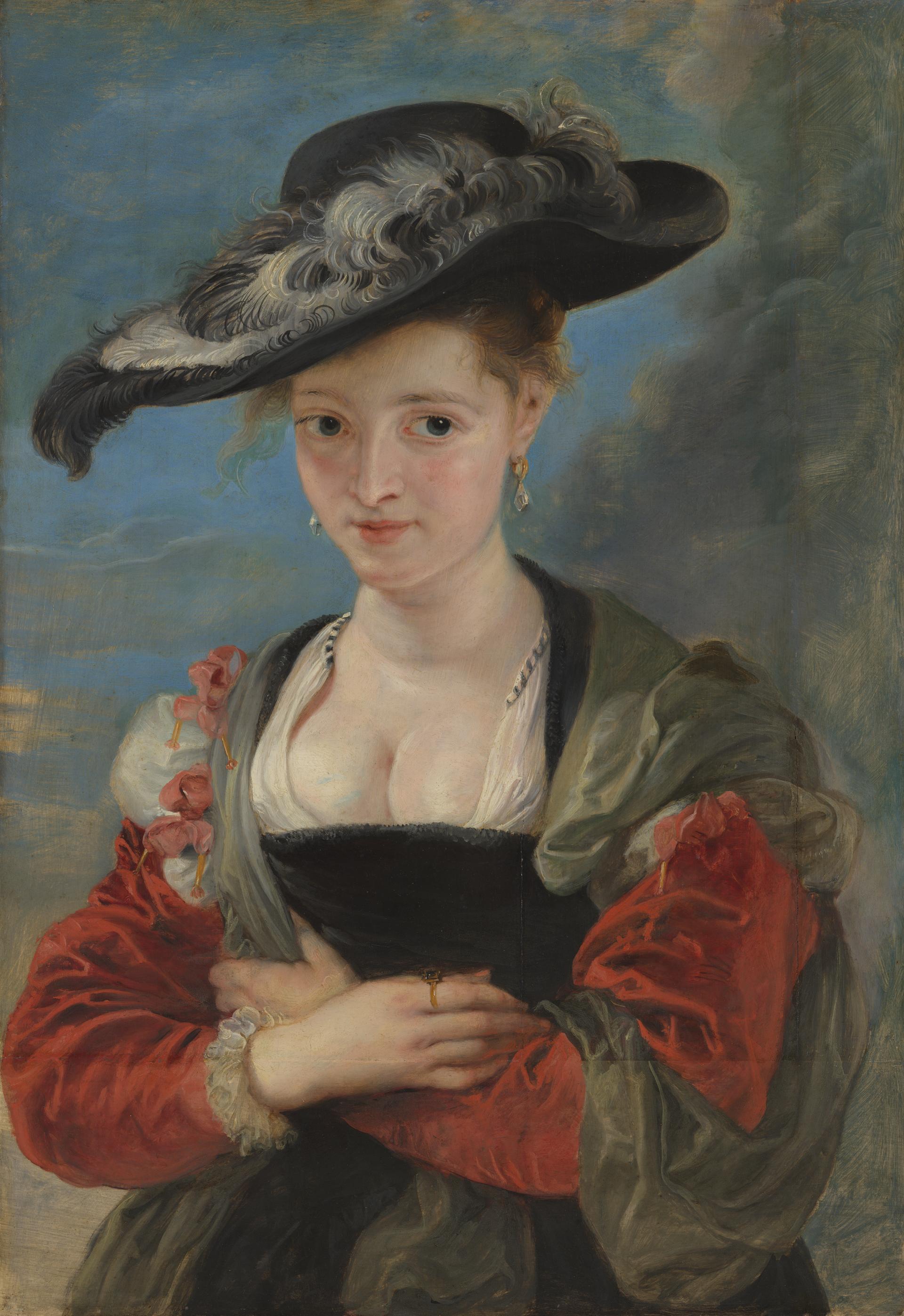 Portrait of Susanna Lunden(?) ('Le Chapeau de Paille') by Peter Paul Rubens