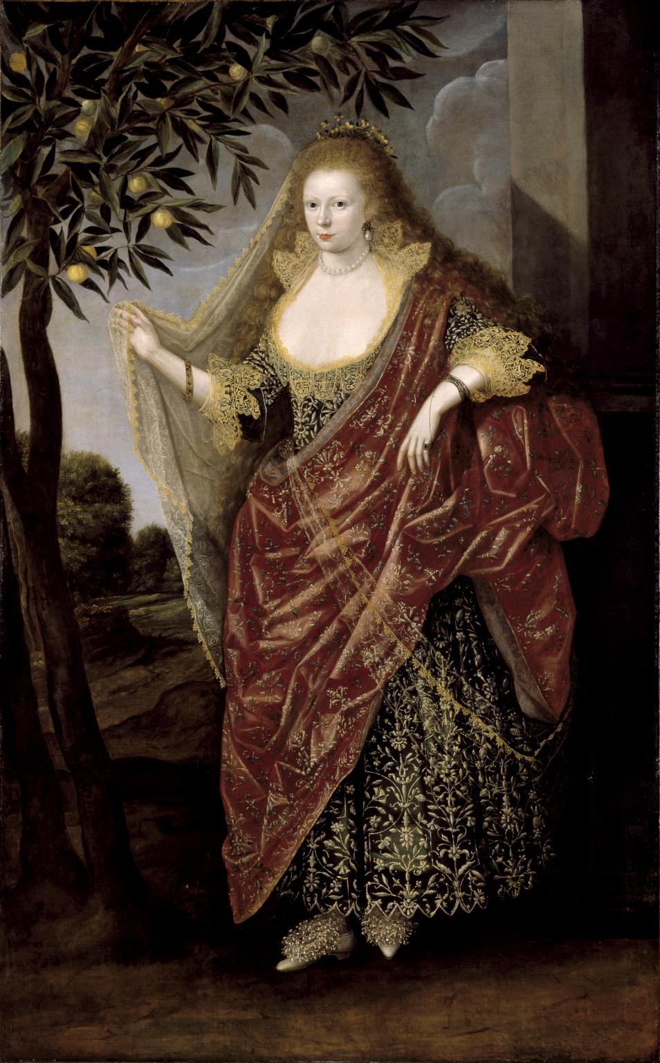 Portrait of a Lady, Called Elizabeth, Lady Tanfield by Unknown artist, Britain