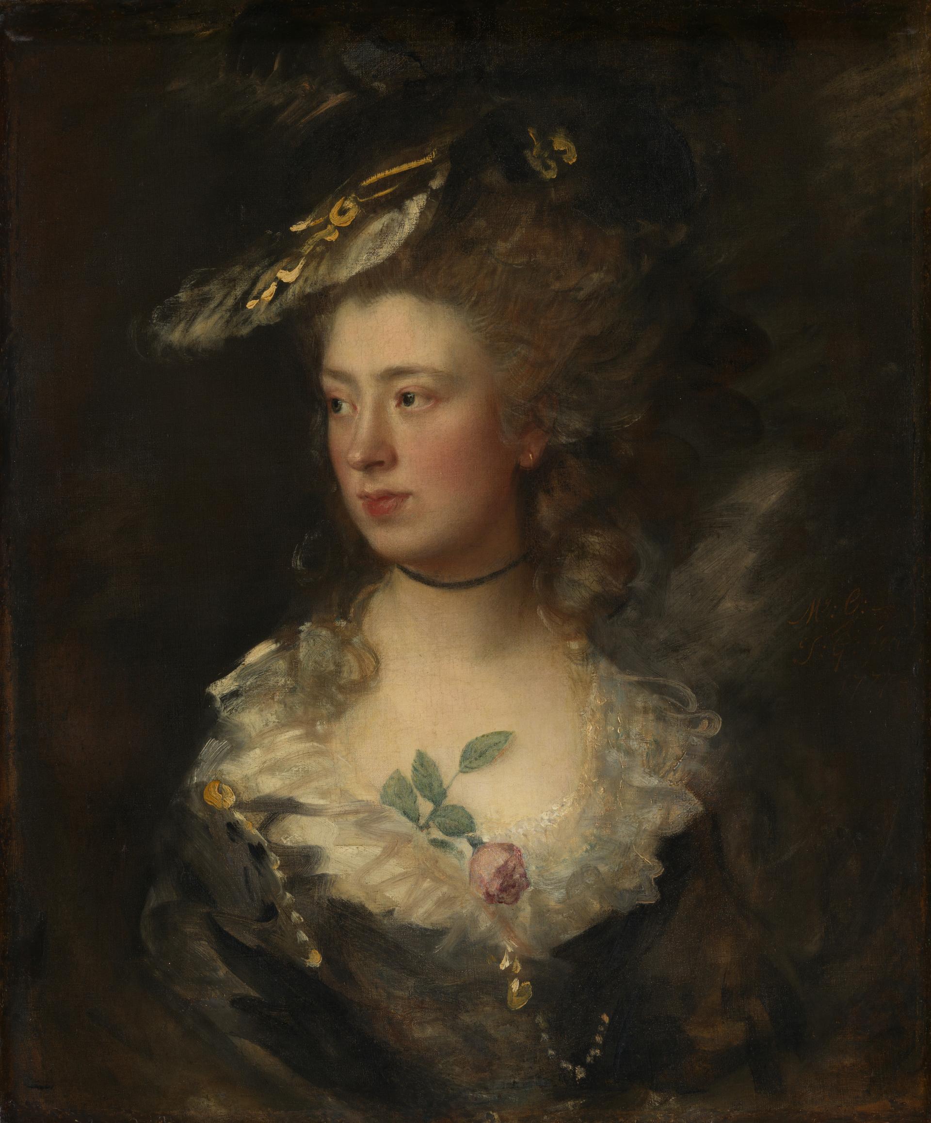 Portrait of the Artist's Daughter Mary by Thomas Gainsborough