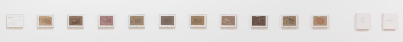 Post-Partum Document. Documentation III: Analysed Markings And Diary Perspective Schema (Experimentum Mentis III: Weaning from the Dyad) by Mary Kelly