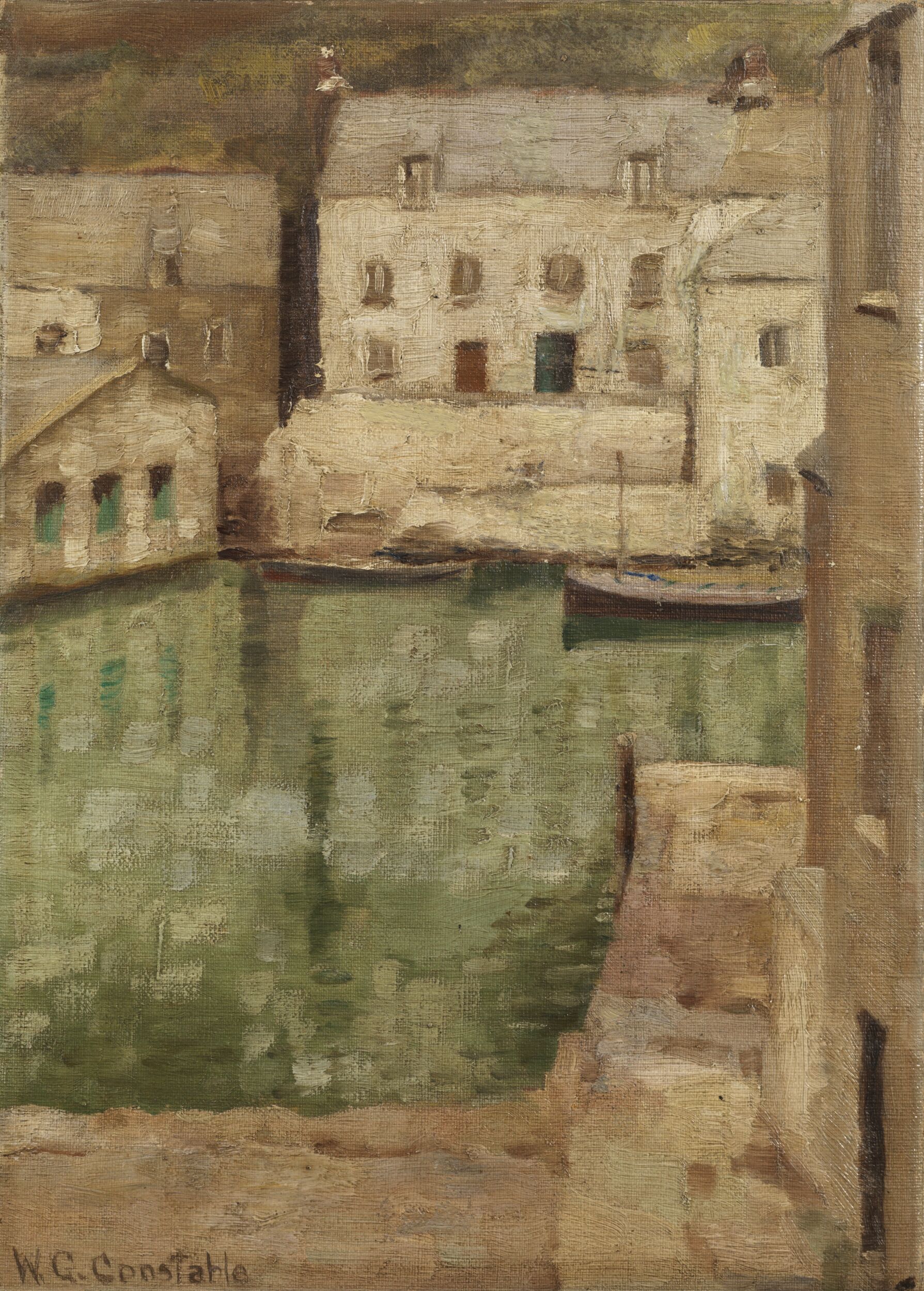 Quayside Scene by William George Constable