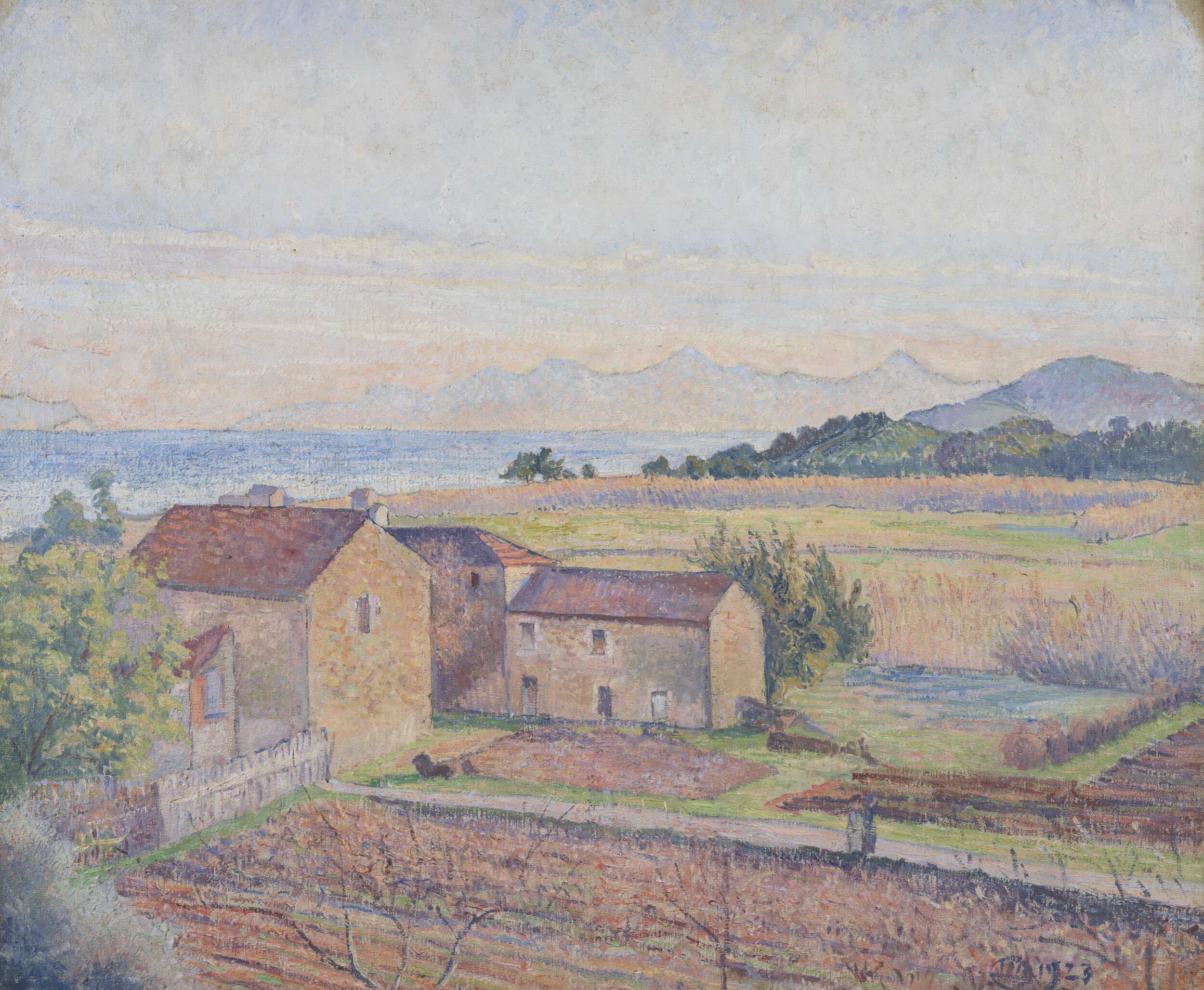 Rade de Bormes by Lucien Pissarro
