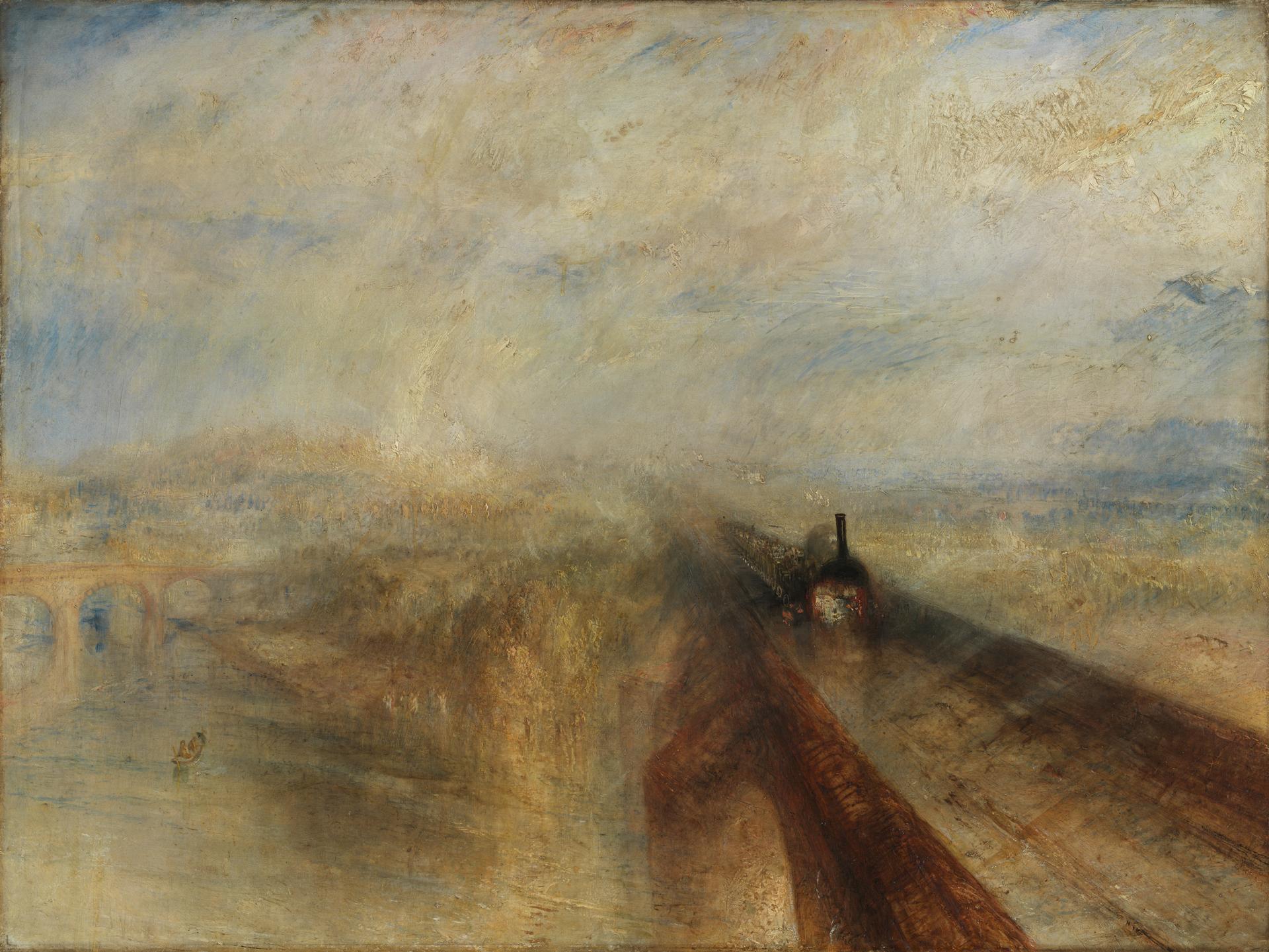 Rain, Steam, and Speed - The Great Western Railway by Joseph Mallord William Turner