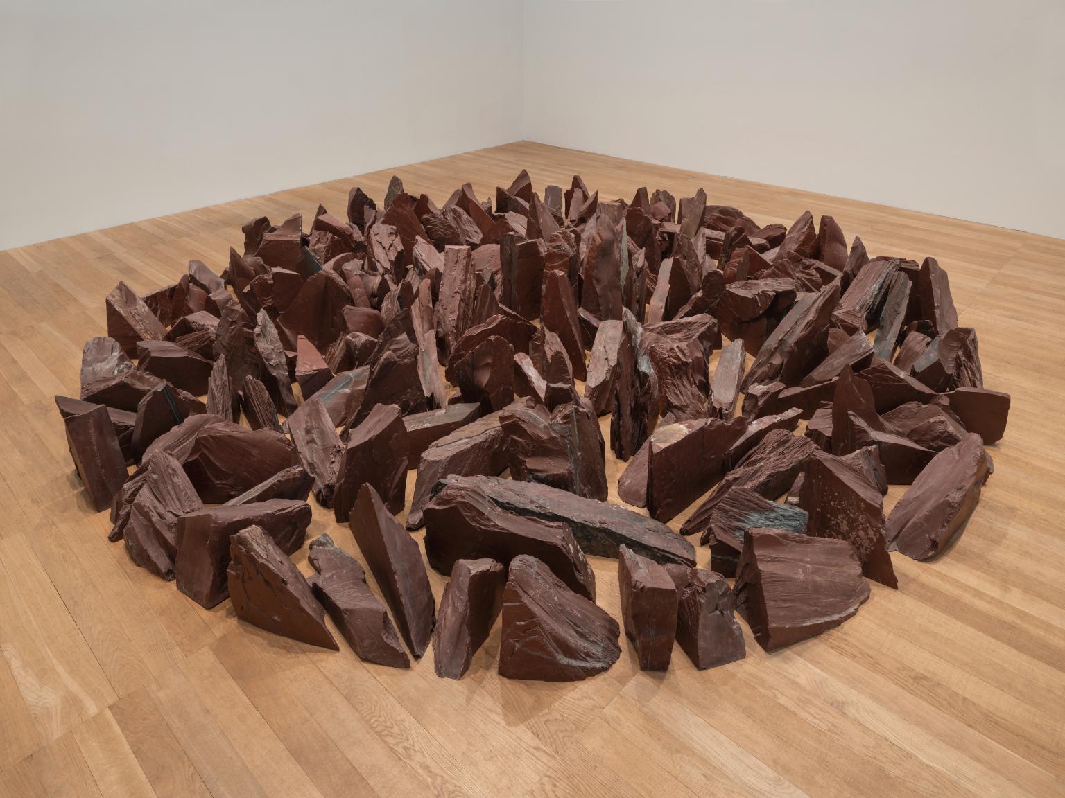 Red Slate Circle by Richard Long CBE