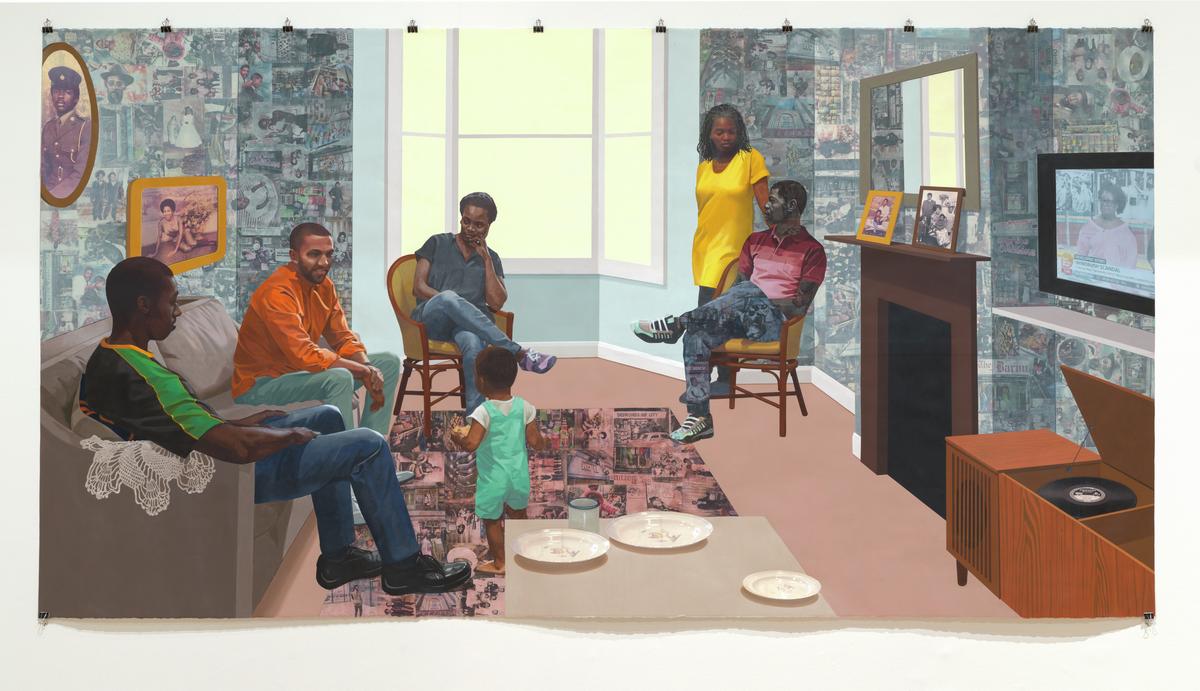 Remain, Thriving by Njideka Akunyili Crosby
