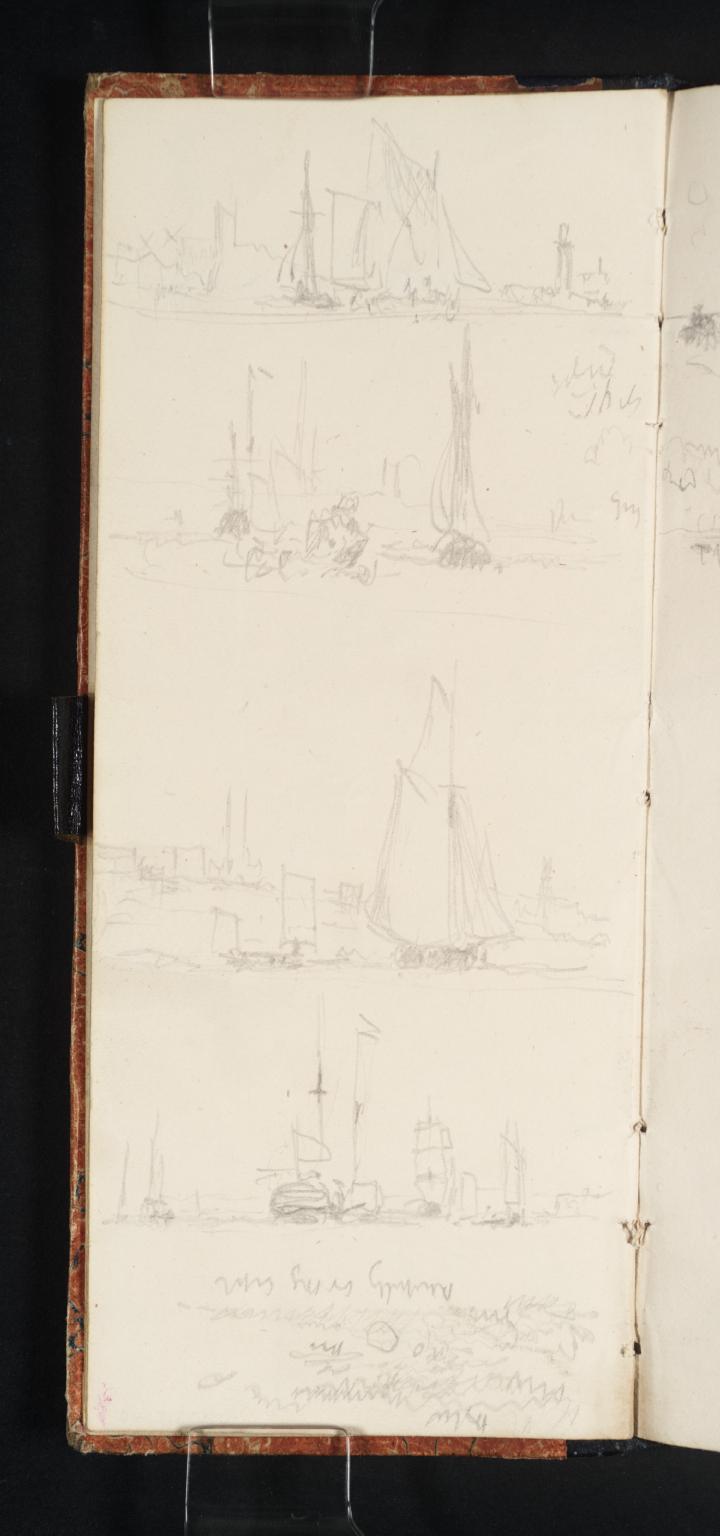 Sail Boats by Joseph Mallord William Turner