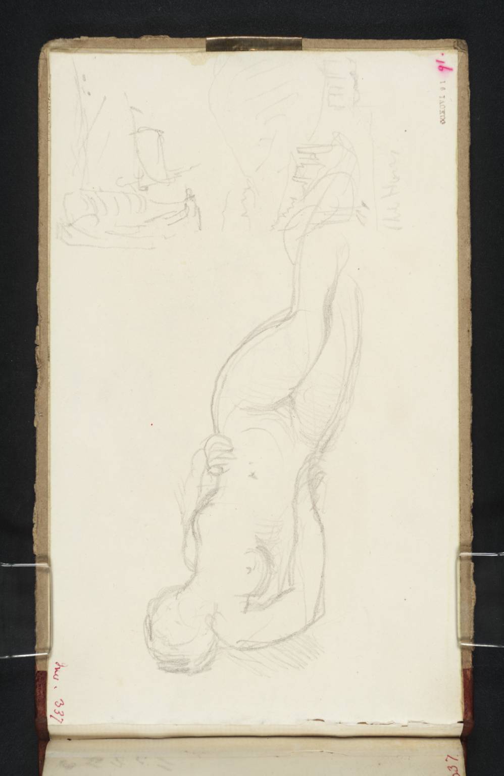 Sailing Boat; River Scenery; Reclining Female Nude by Joseph Mallord William Turner