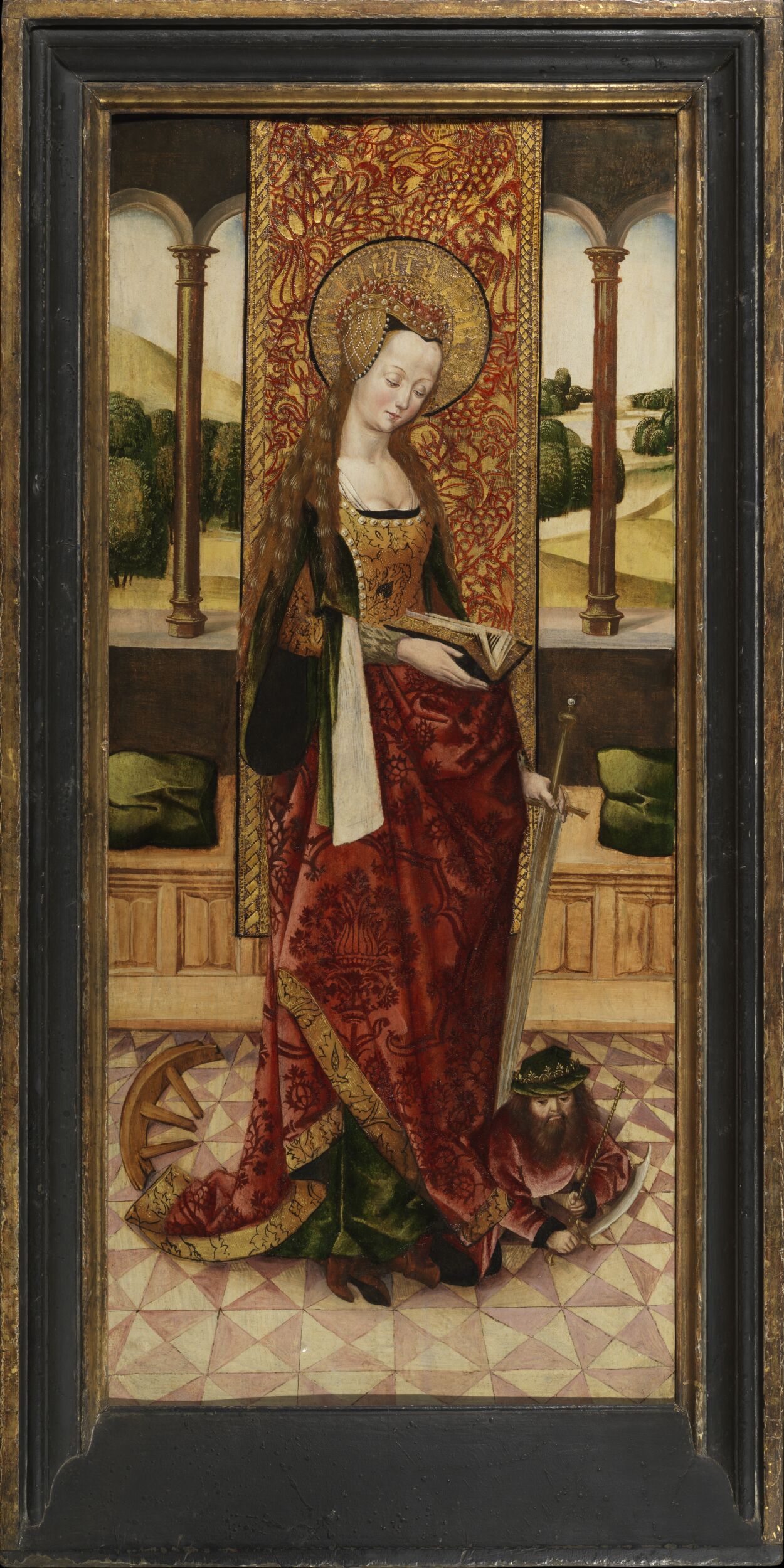 Saint Catherine (left panel of a triptych) by Master of the Lee Triptych