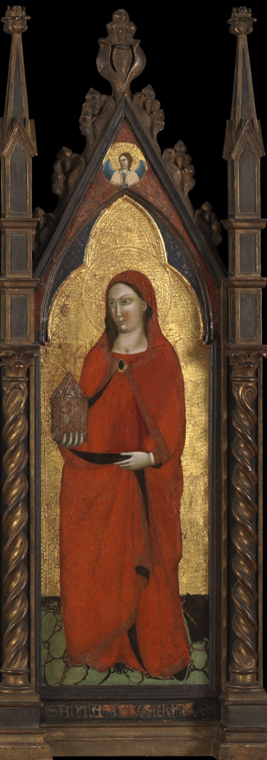 Saint Mary Magdalene (far right panel) by Master of the Dominican Effigies